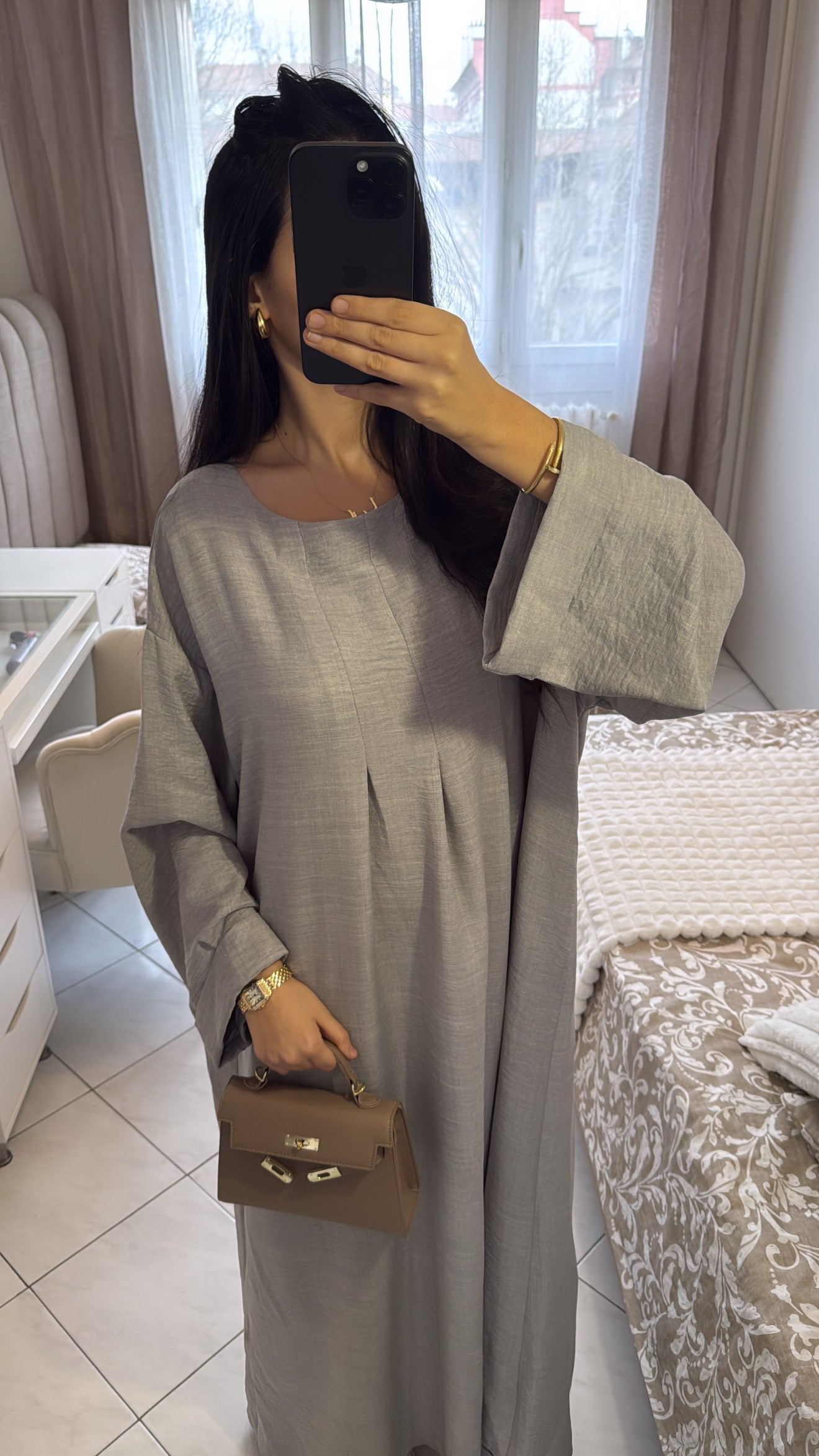 Robe naya gris clair