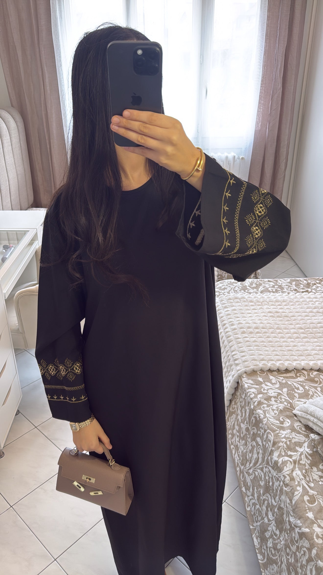 Abaya doha noir
