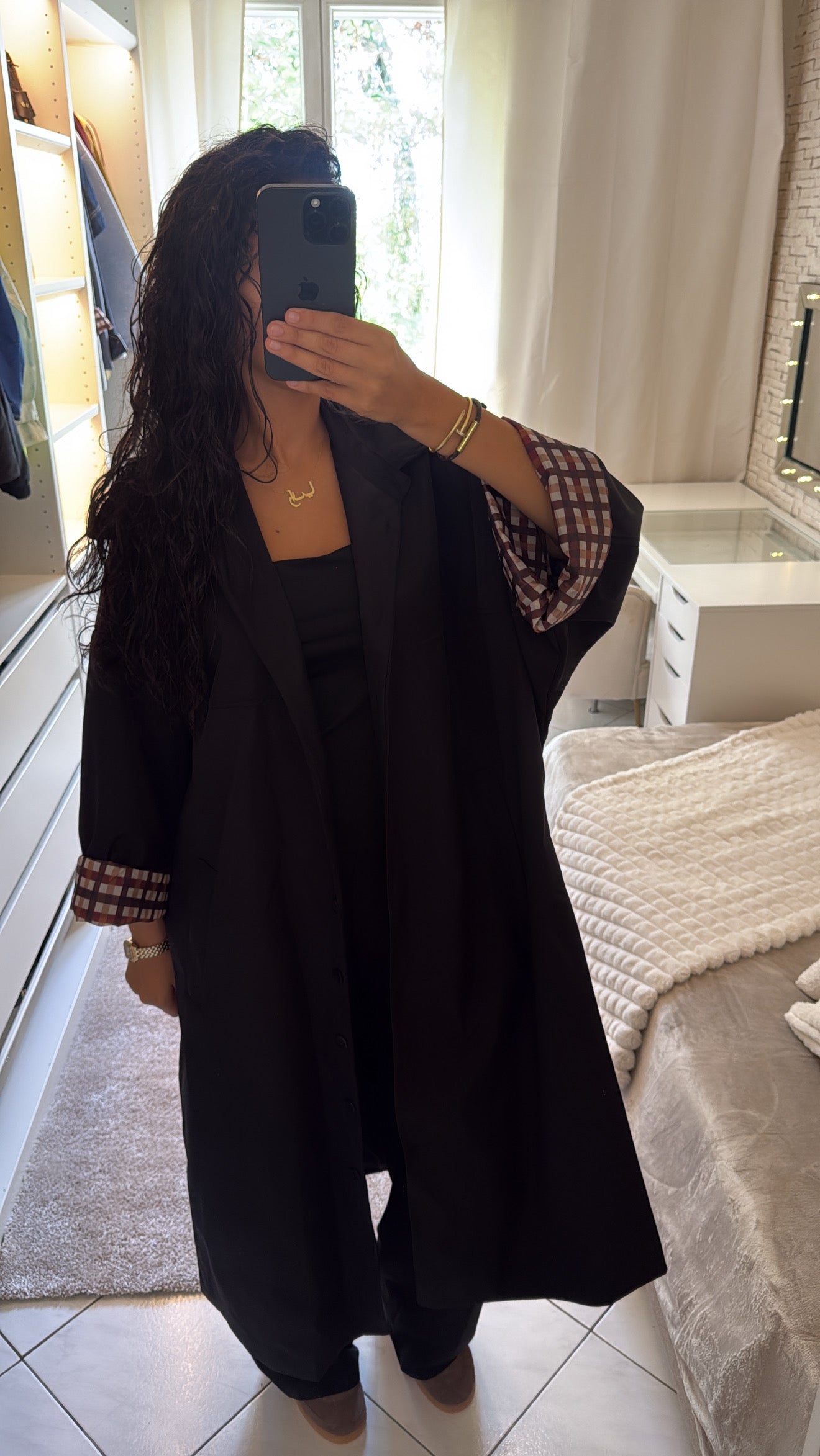 Veste imperméable noir
