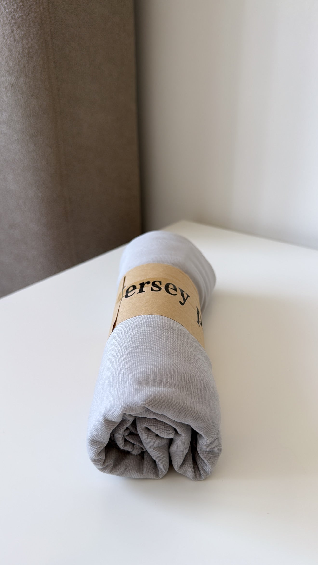 Voile jersey premium gris