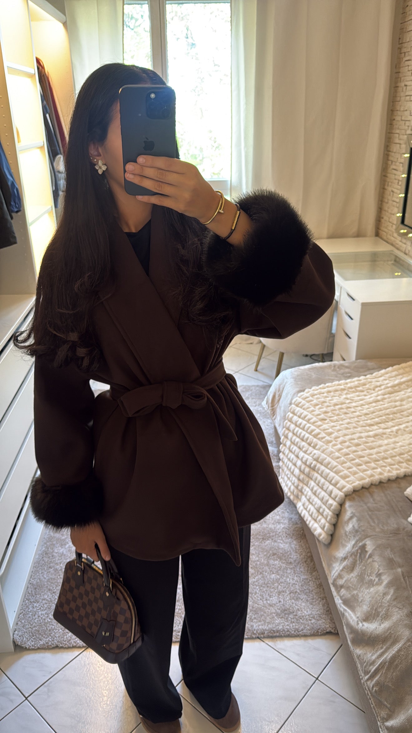 Manteau Sophia marron