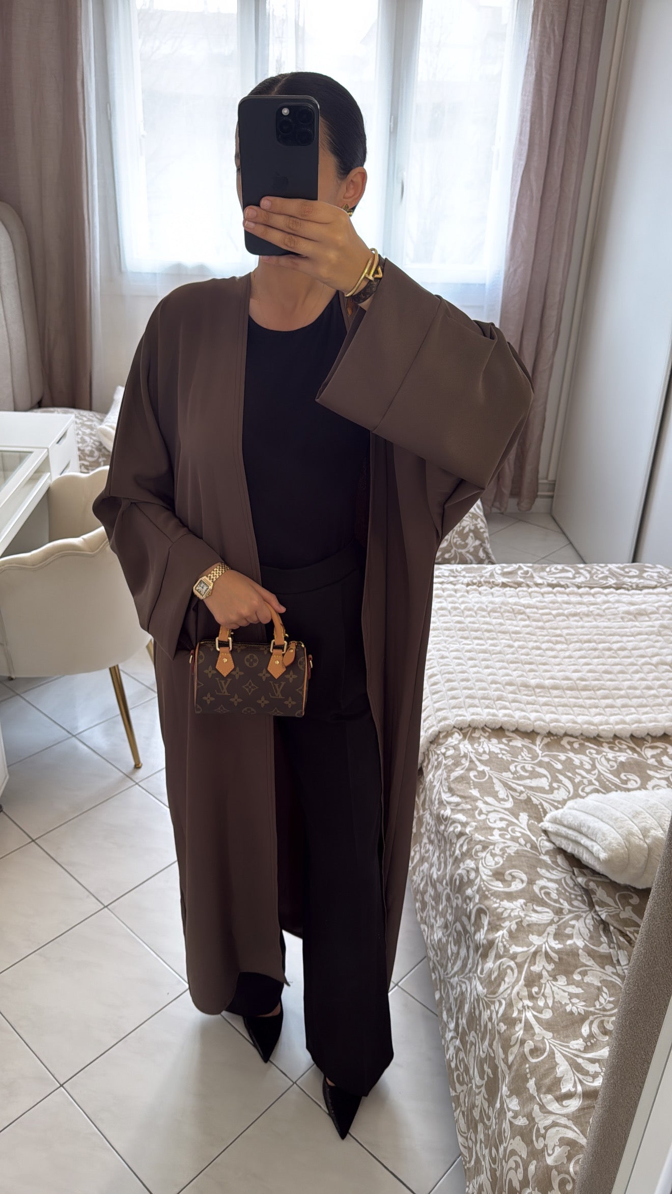 Kimono marron