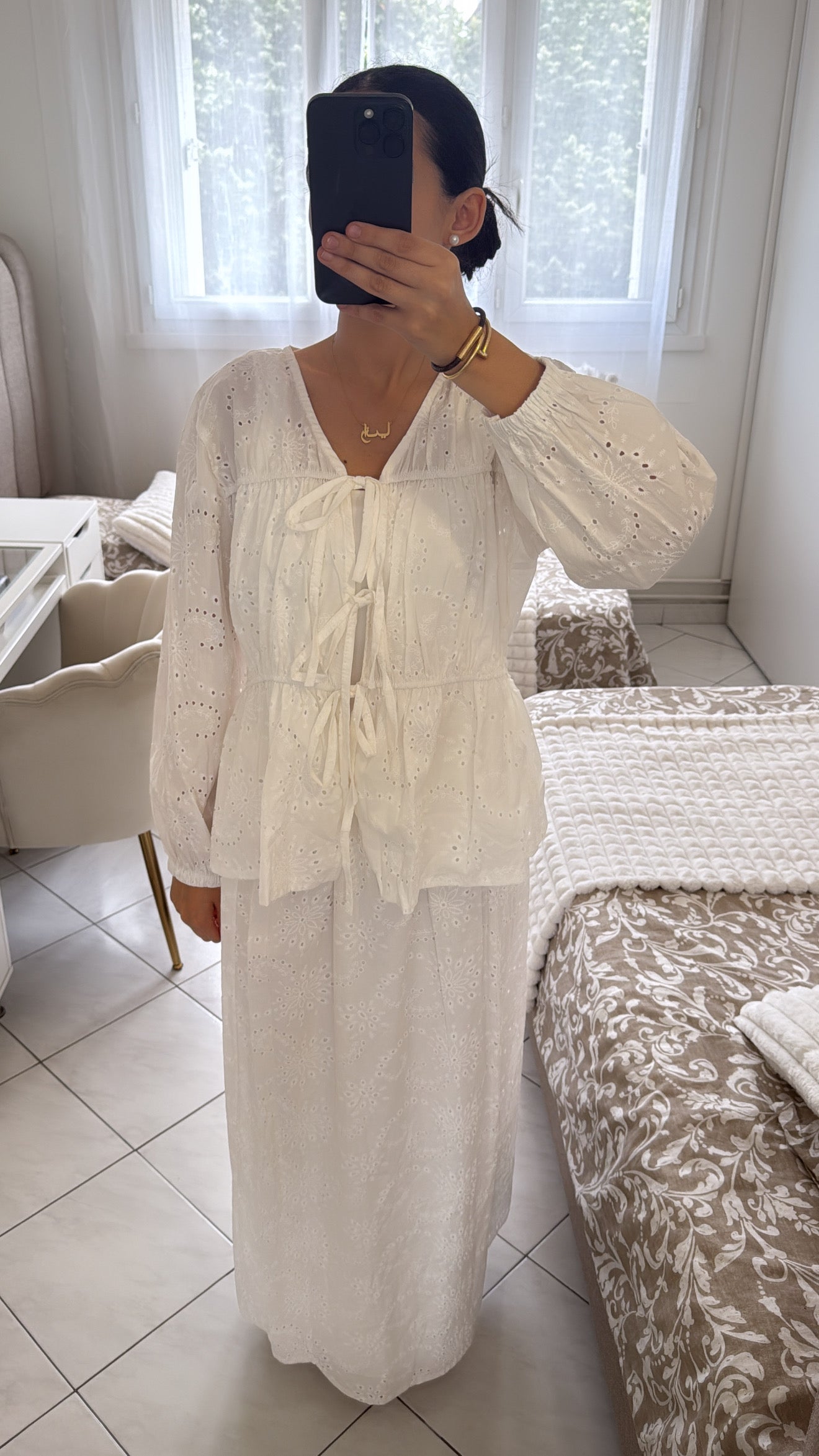 Ensemble naja blanc