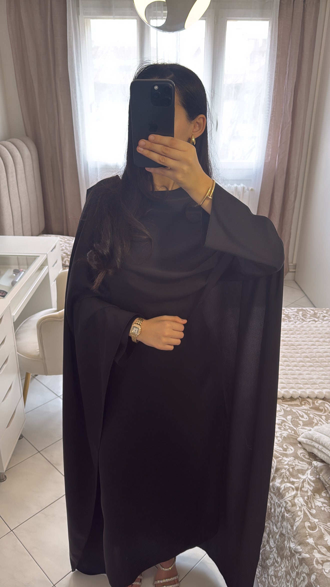 Abaya Jasmine noir
