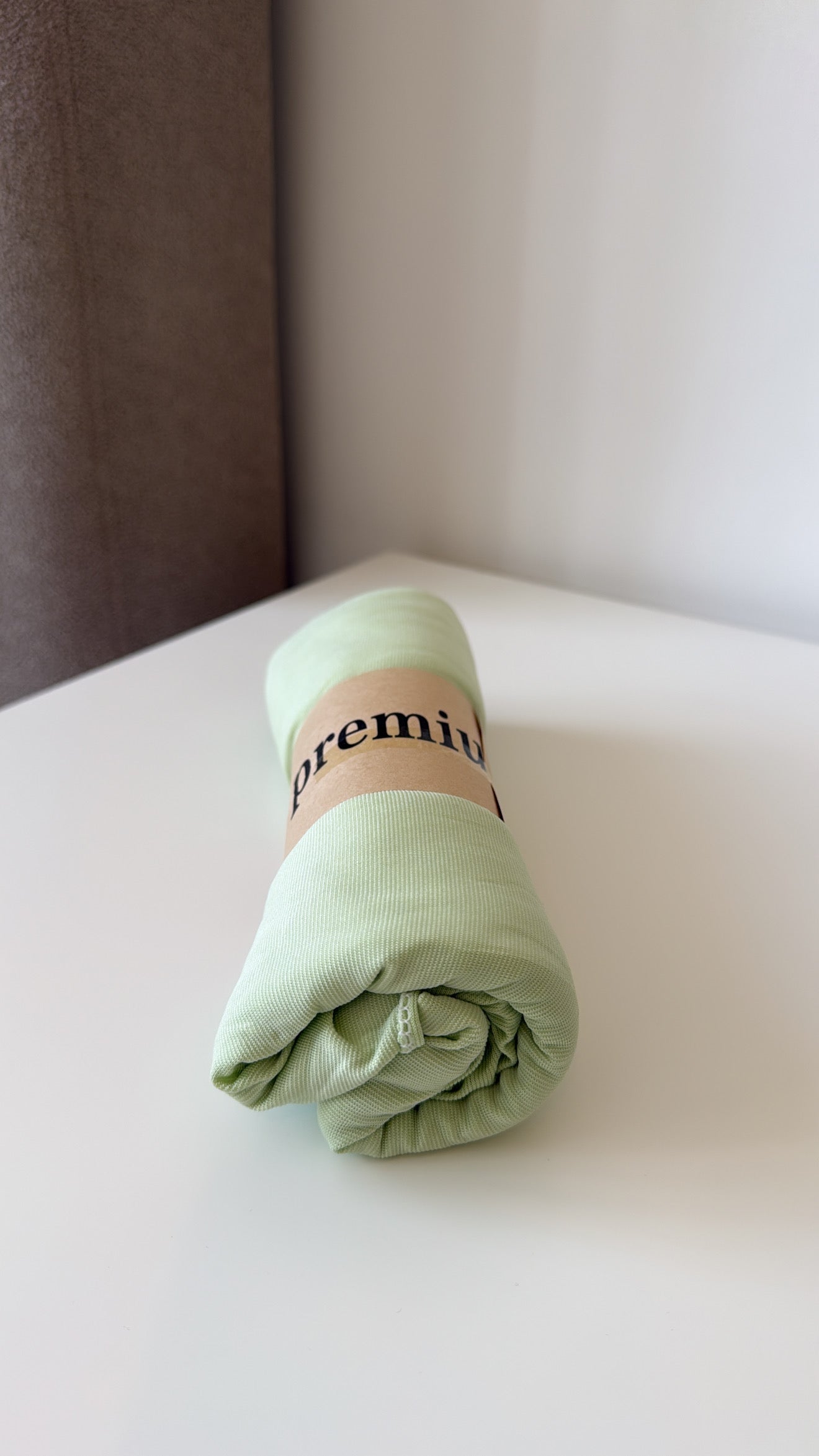 Voile jersey premium vert fluo