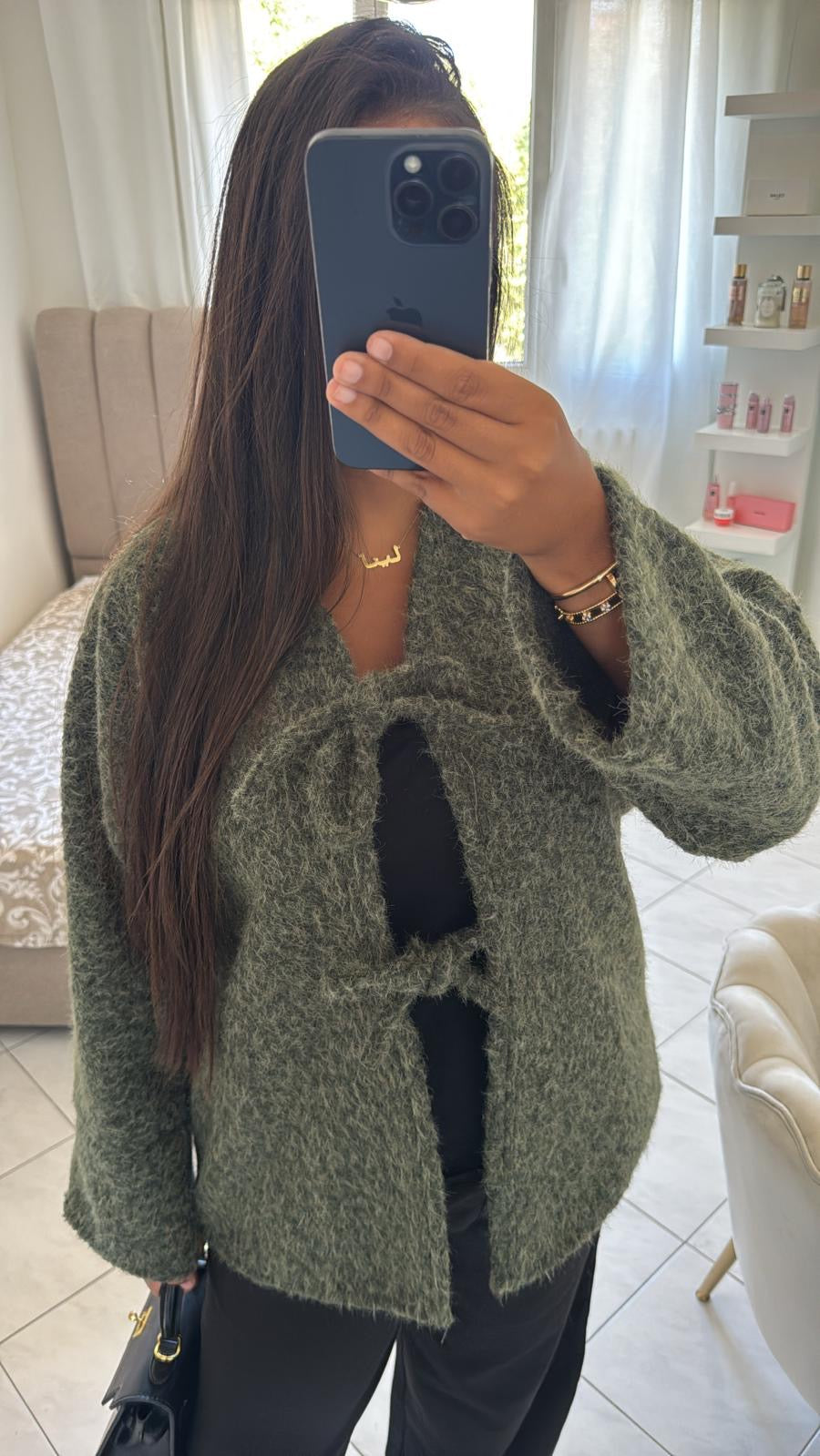 Manteau eyna kaki