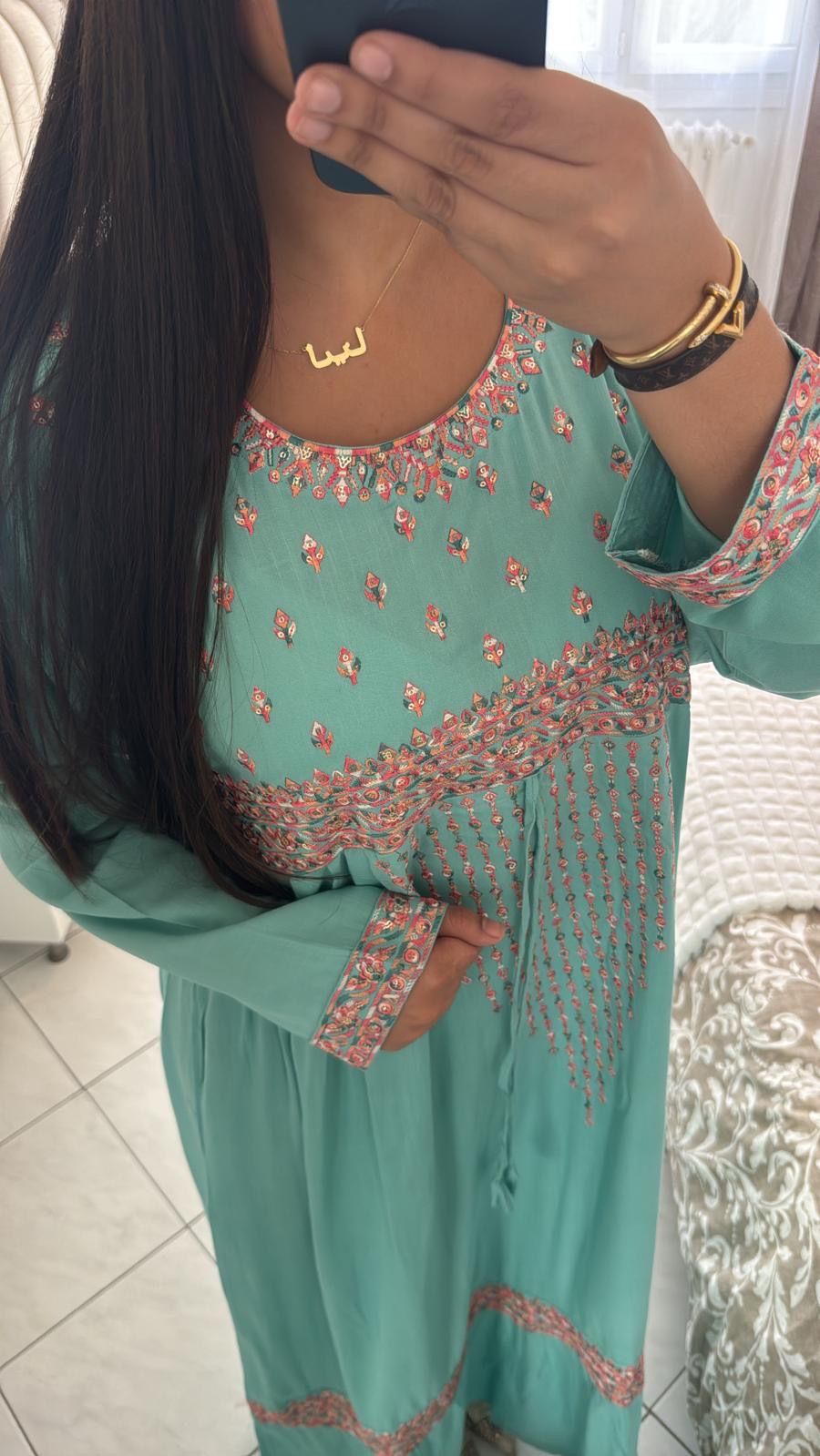 Robe janna bleu ciel