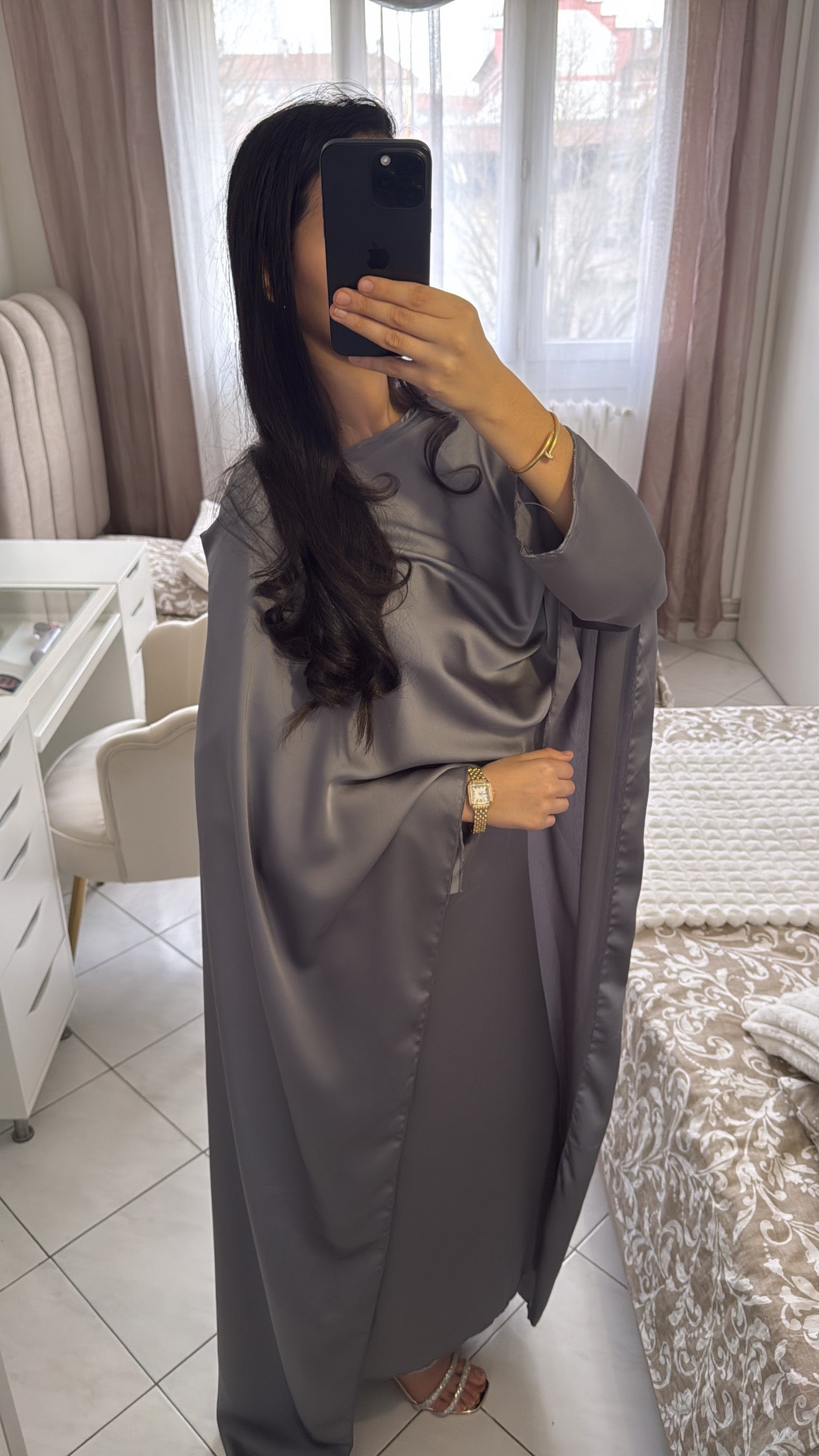 Abaya Jasmine grise