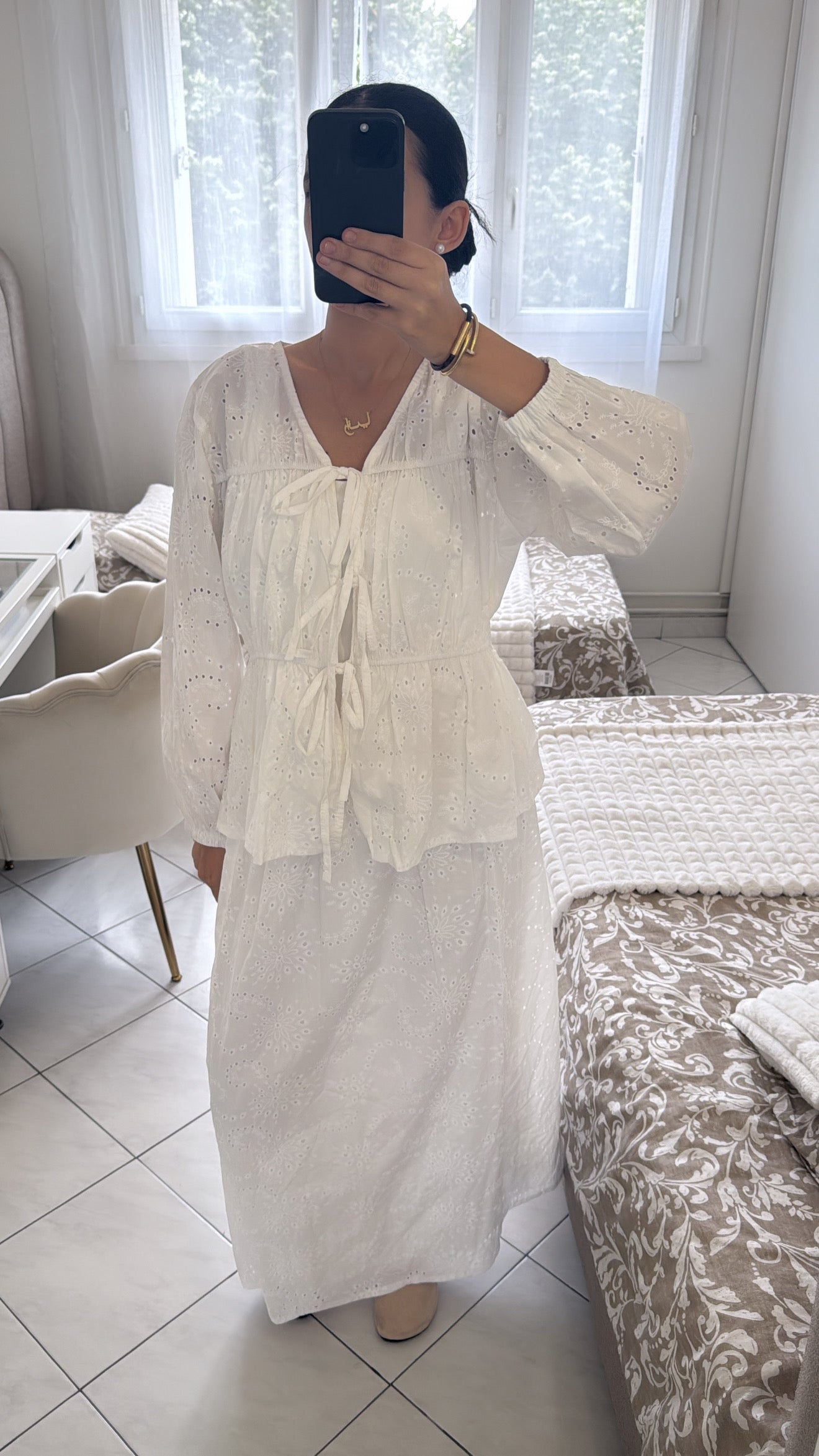 Ensemble naja blanc