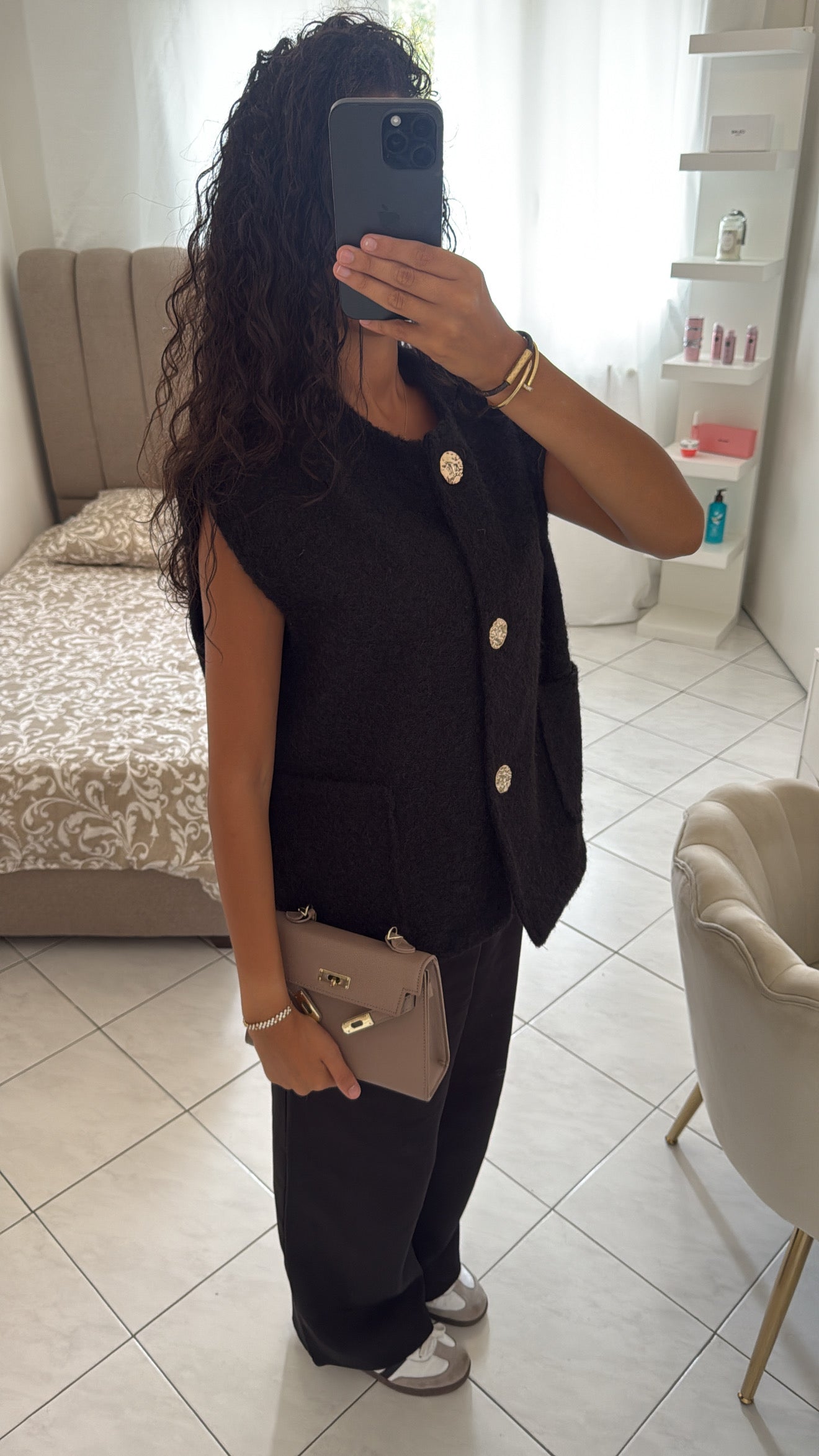 Veste sans manche noir