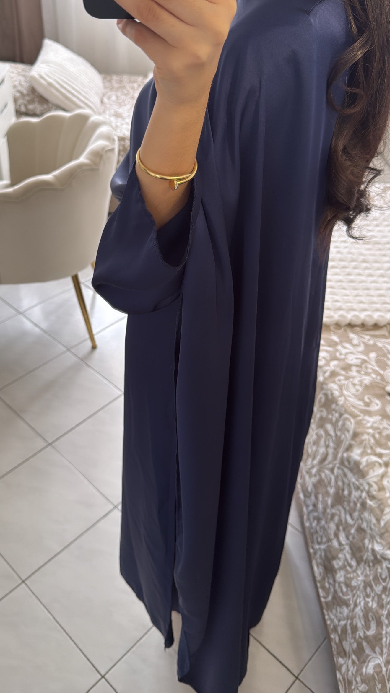 Abaya jasmine bleu marine