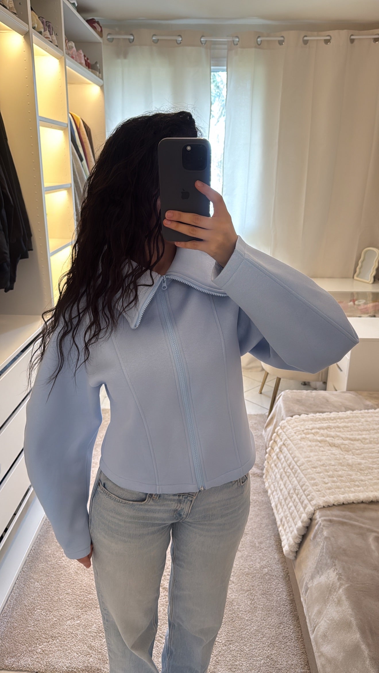 Veste Néoprène bleu