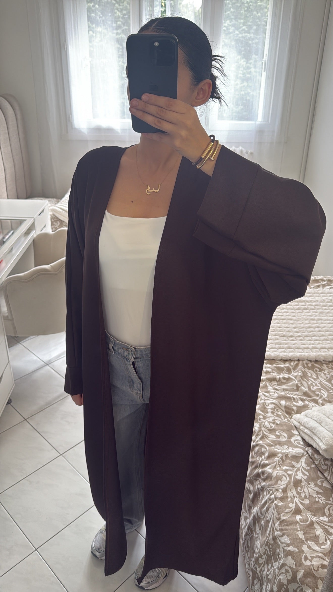 Kimono marron choco