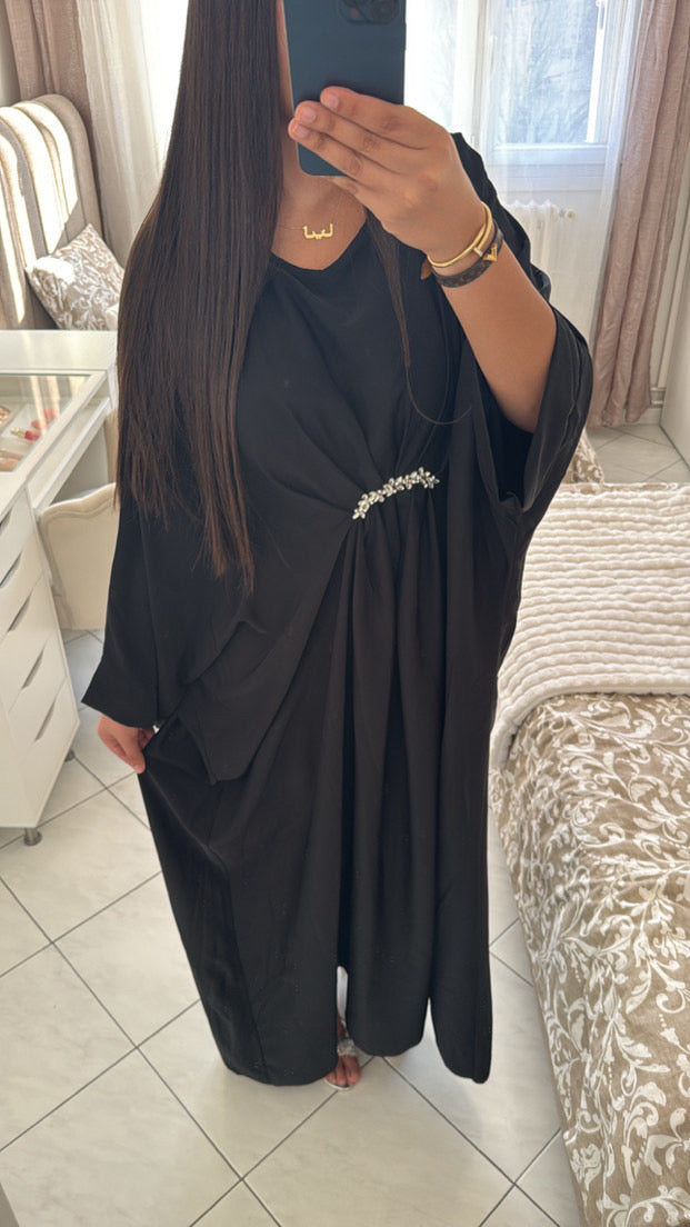 Abaya maryam noir
