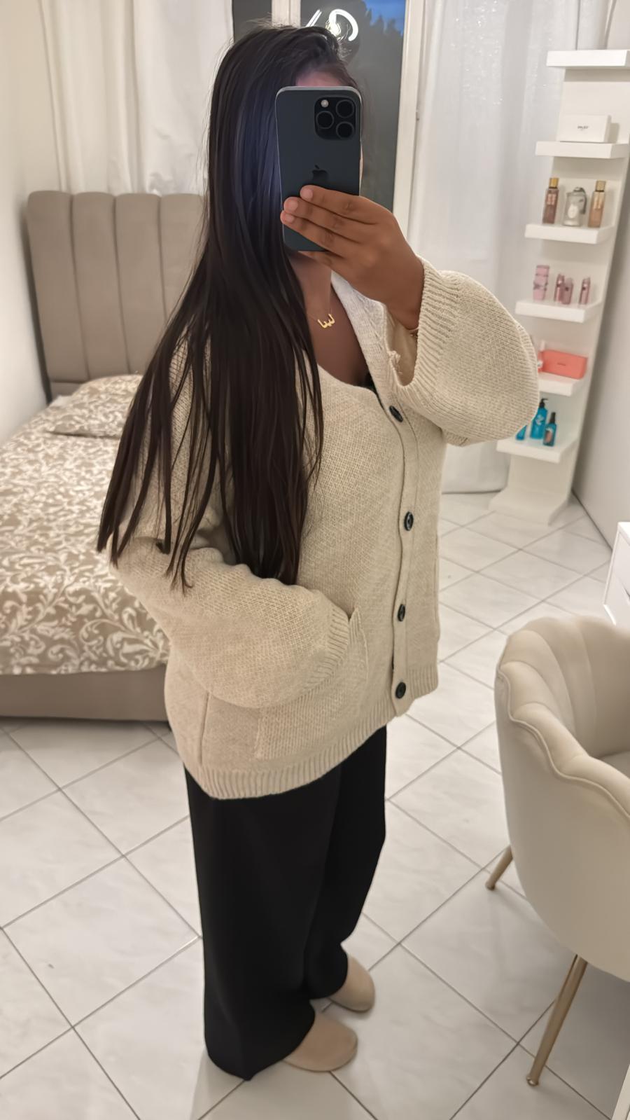 Cardigan beige