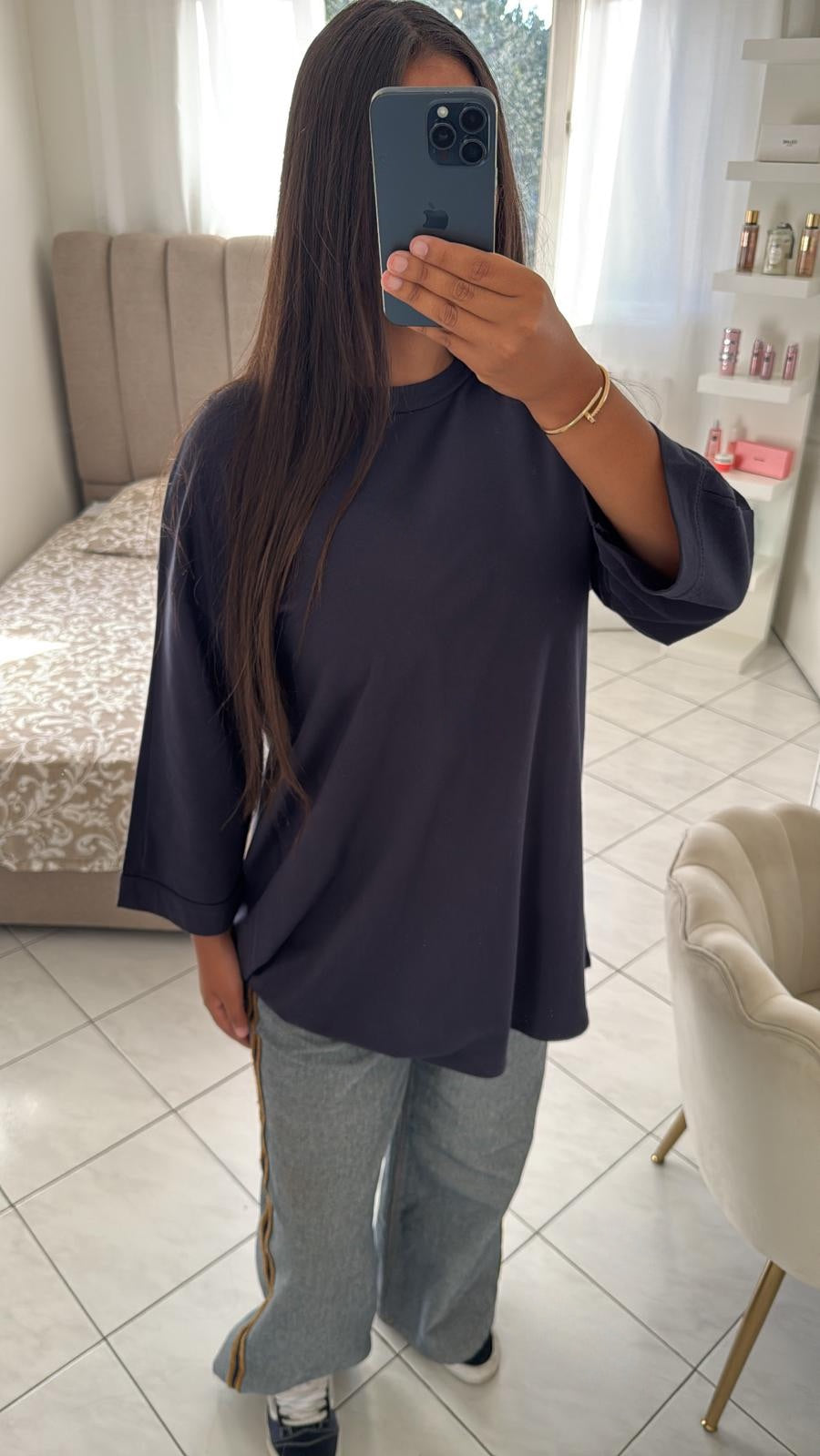 T-shirt bleu nuit