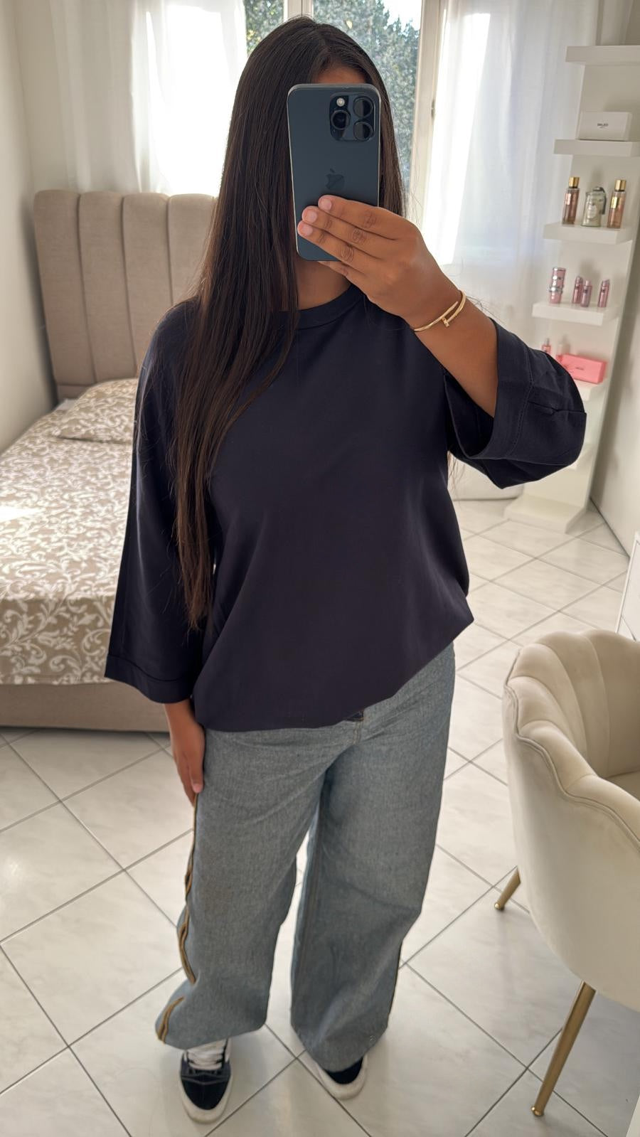 T-shirt bleu nuit