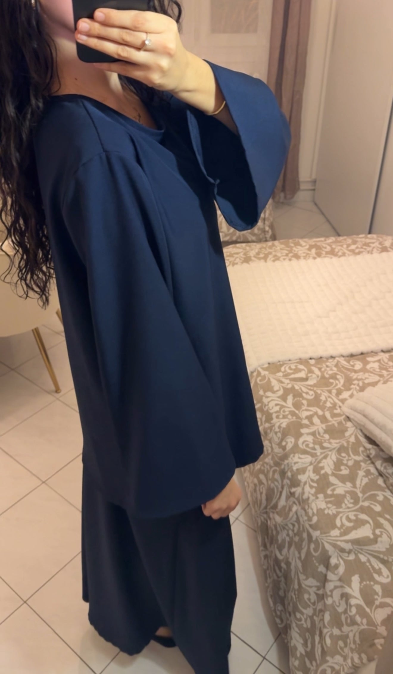 Ensemble laya bleu marine