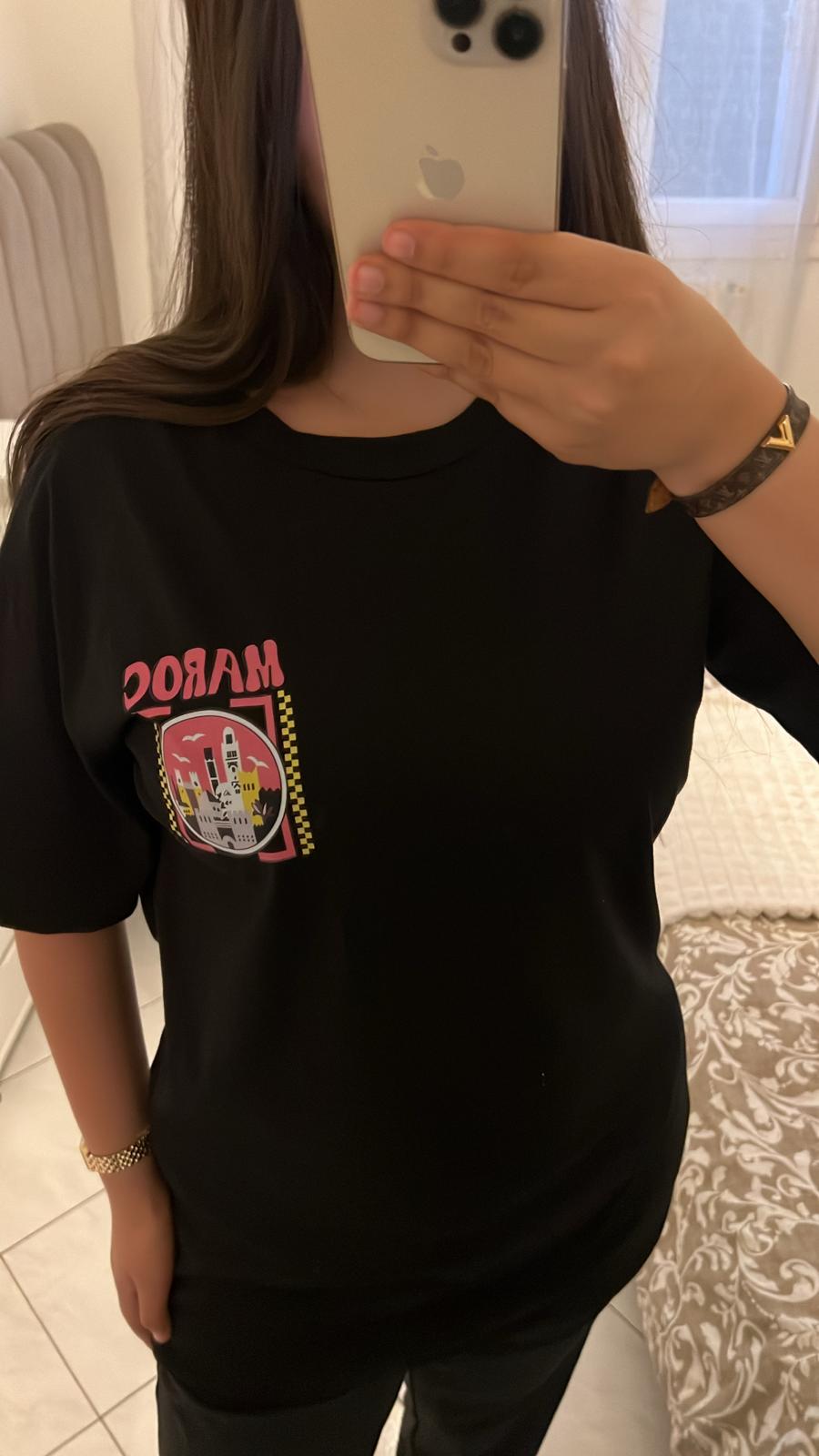 T-shirt MAROC noir