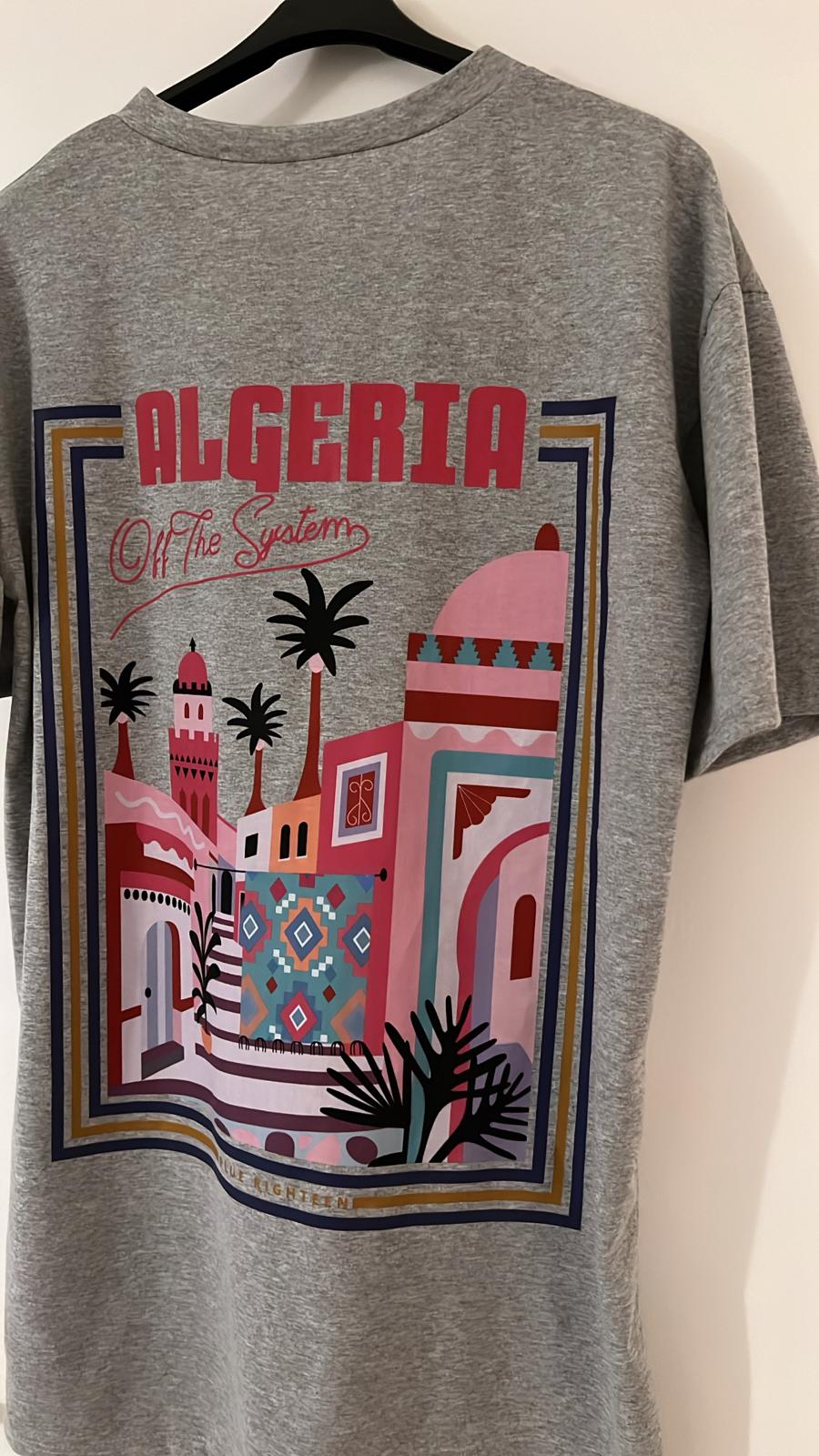 T-shirt ALGERIE gris