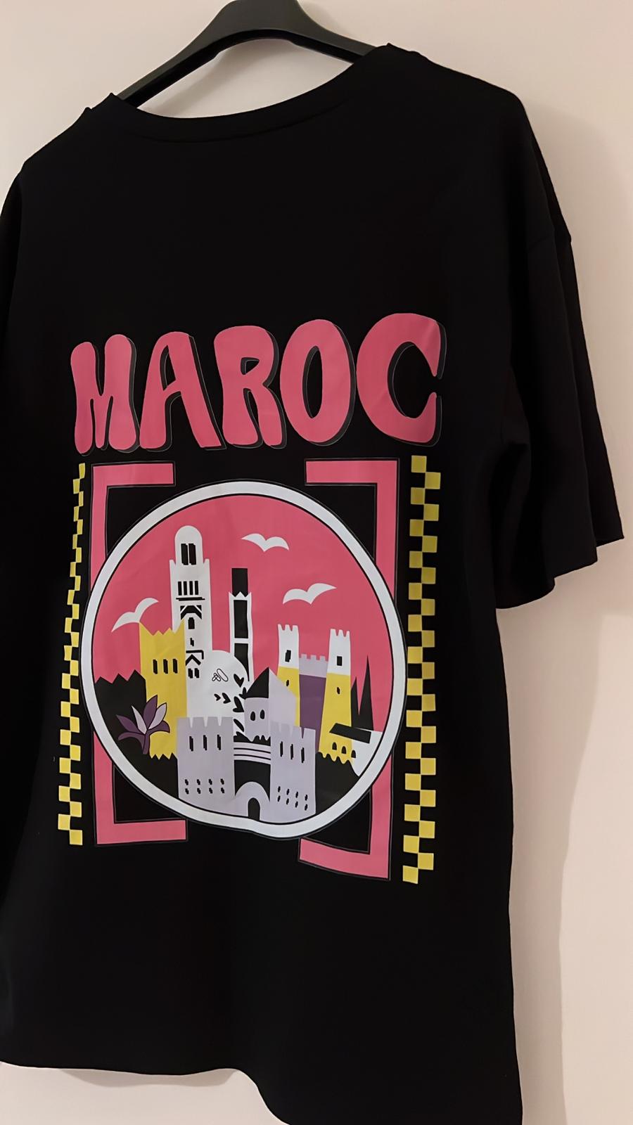 T-shirt MAROC noir