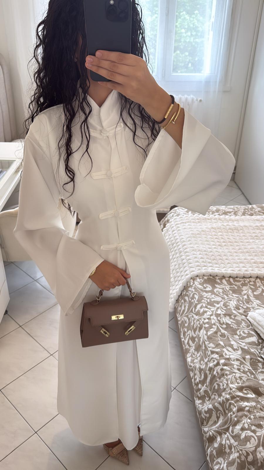 Ensemble maïssa blanc
