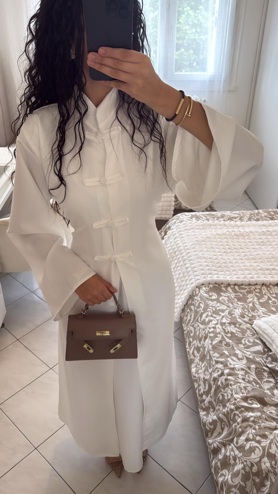 Ensemble maïssa blanc