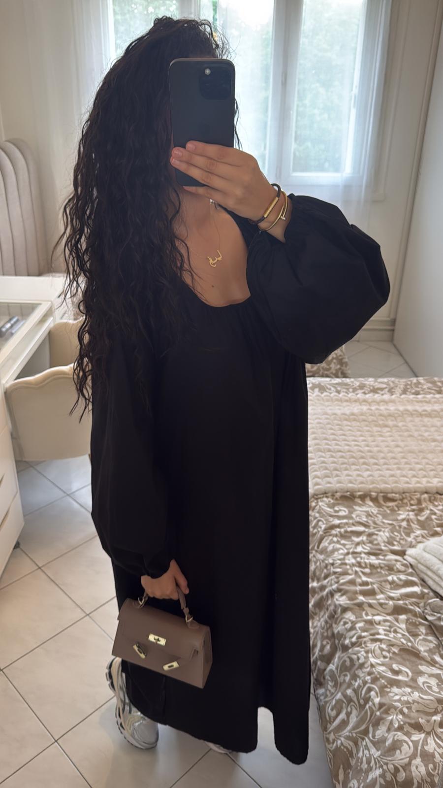 Robe large noir