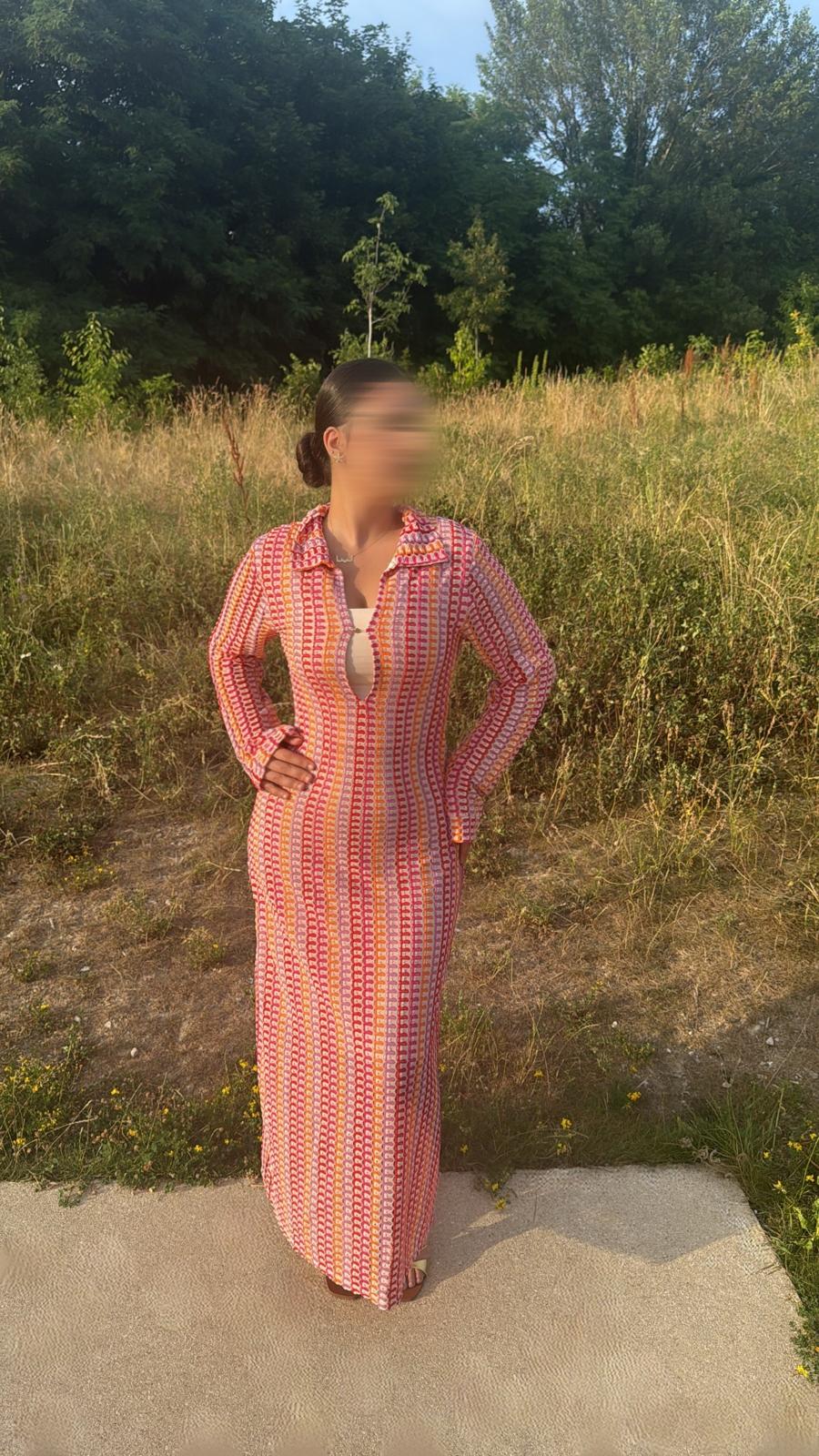 Robe nour rose
