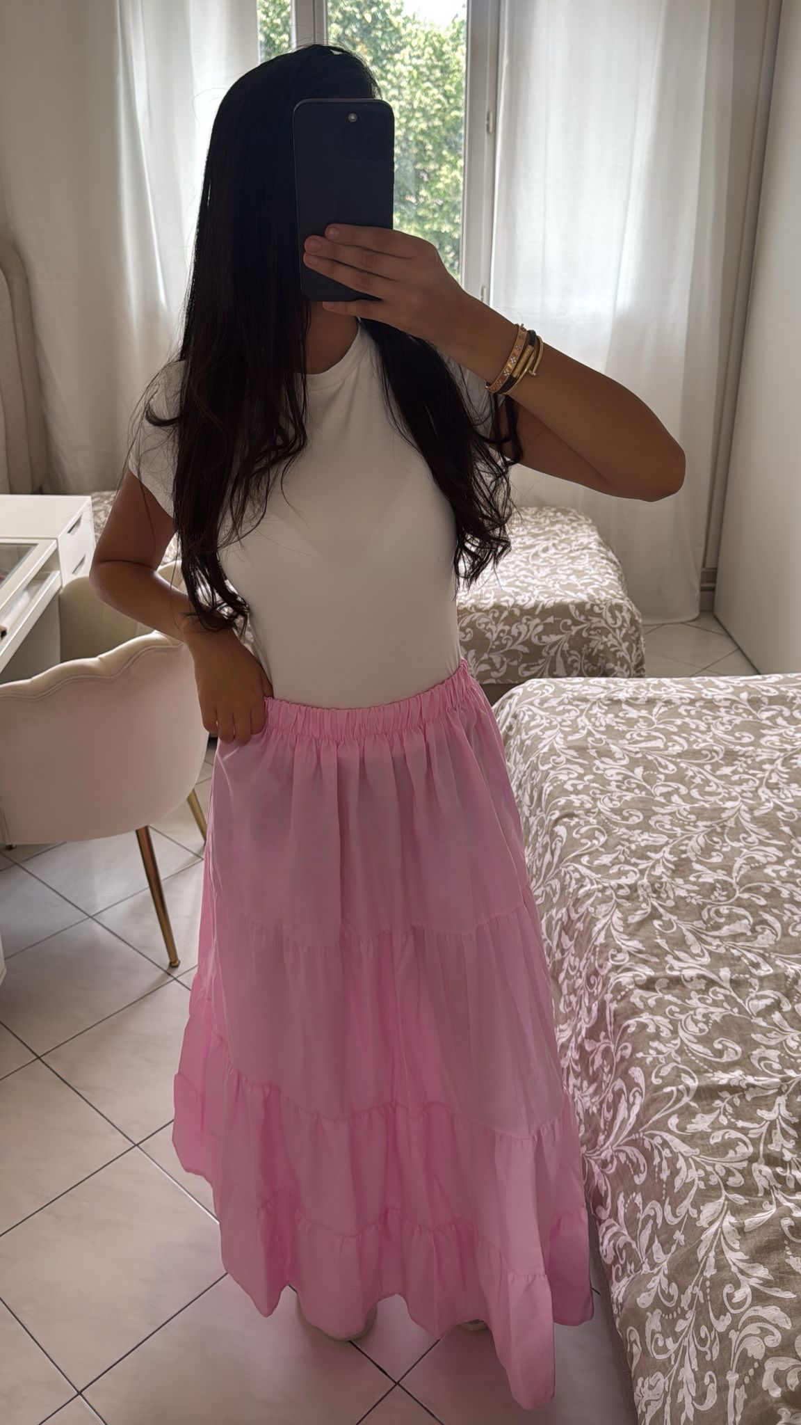 Jupe shyrin rose
