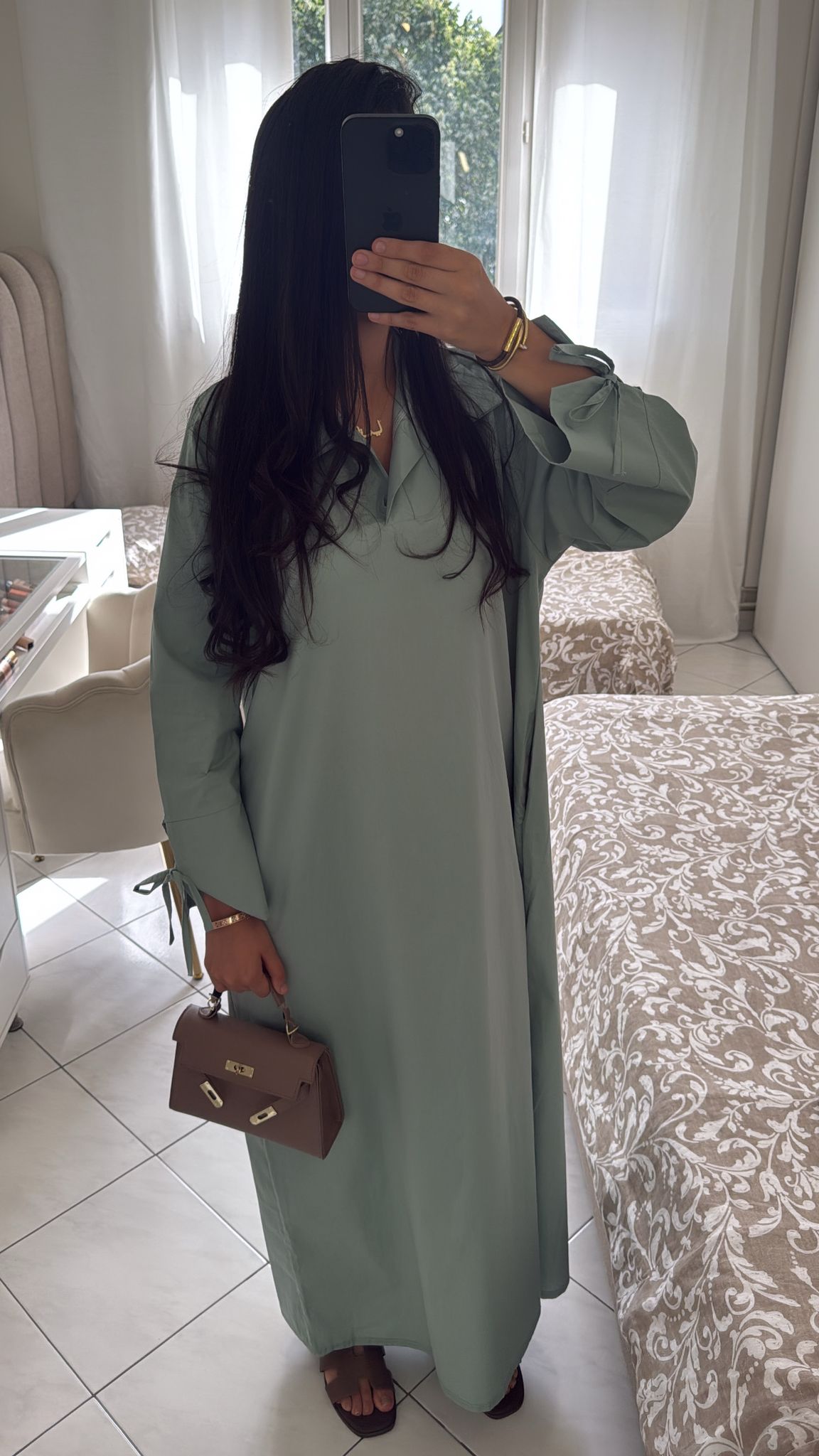 Robe chaima emeraude