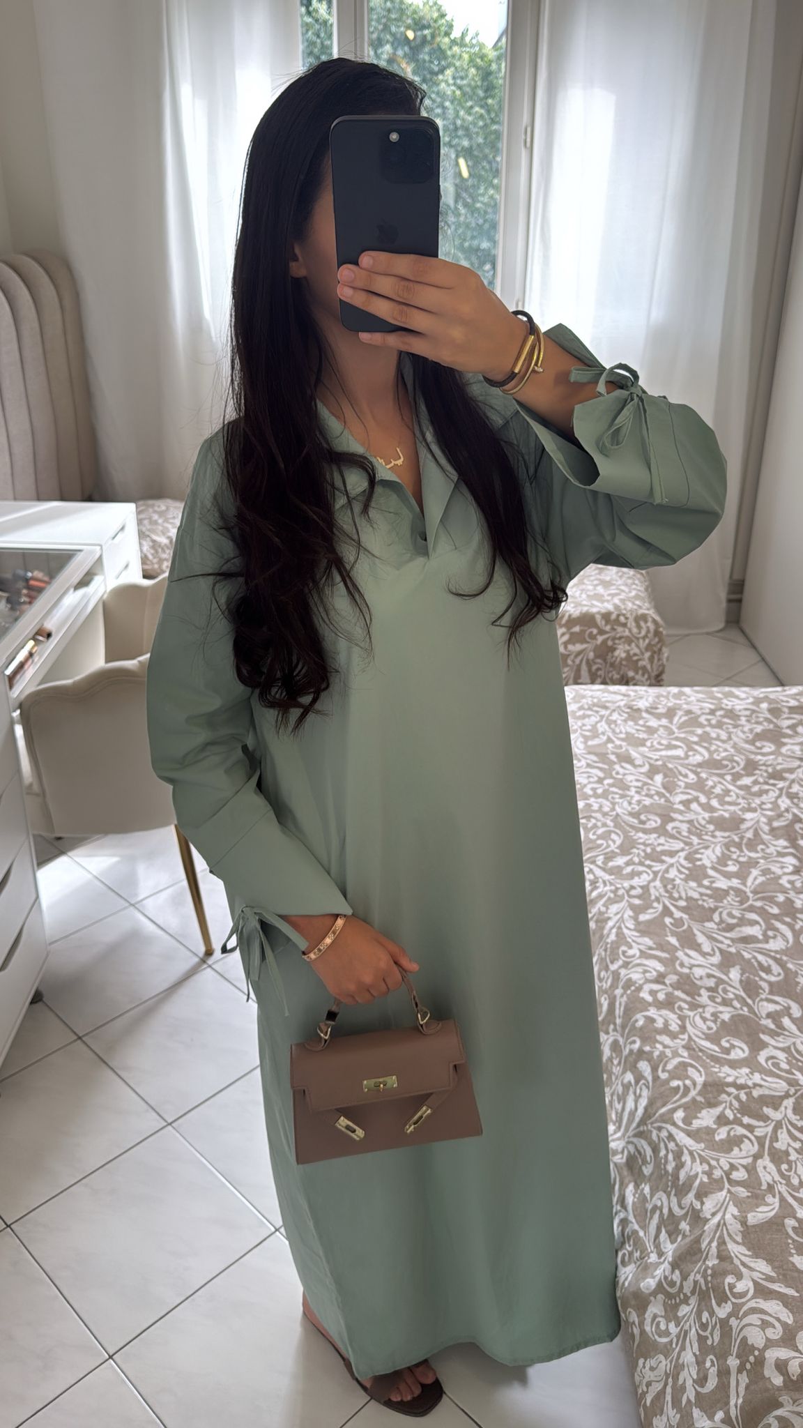 Robe chaima emeraude