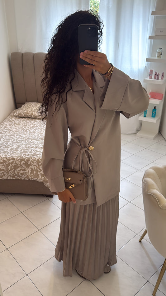 Ensemble nayel taupe
