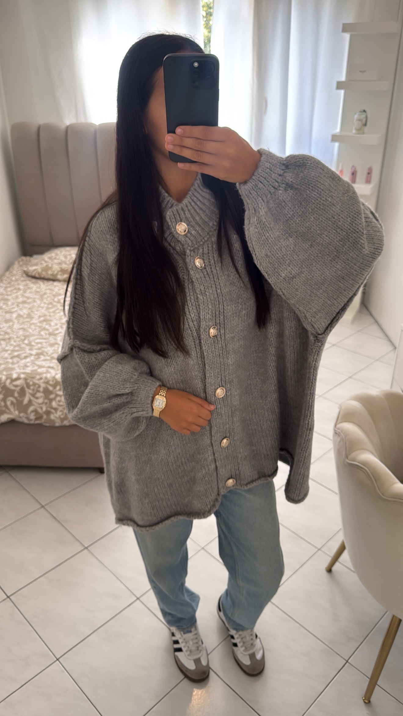 Haut nelya gris