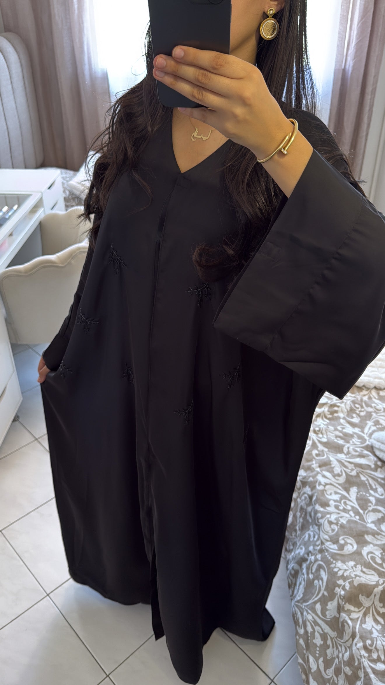 Abaya laila noir