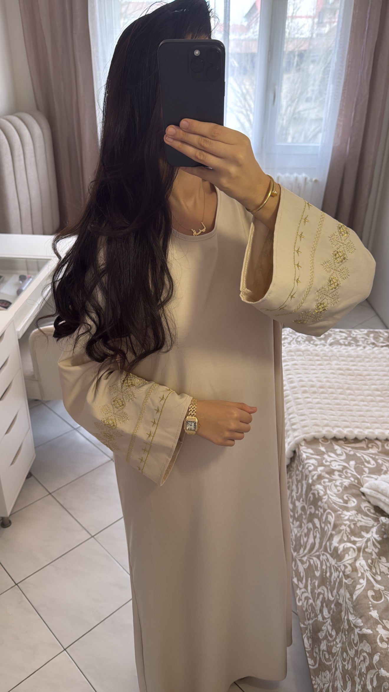 Abaya doha beige