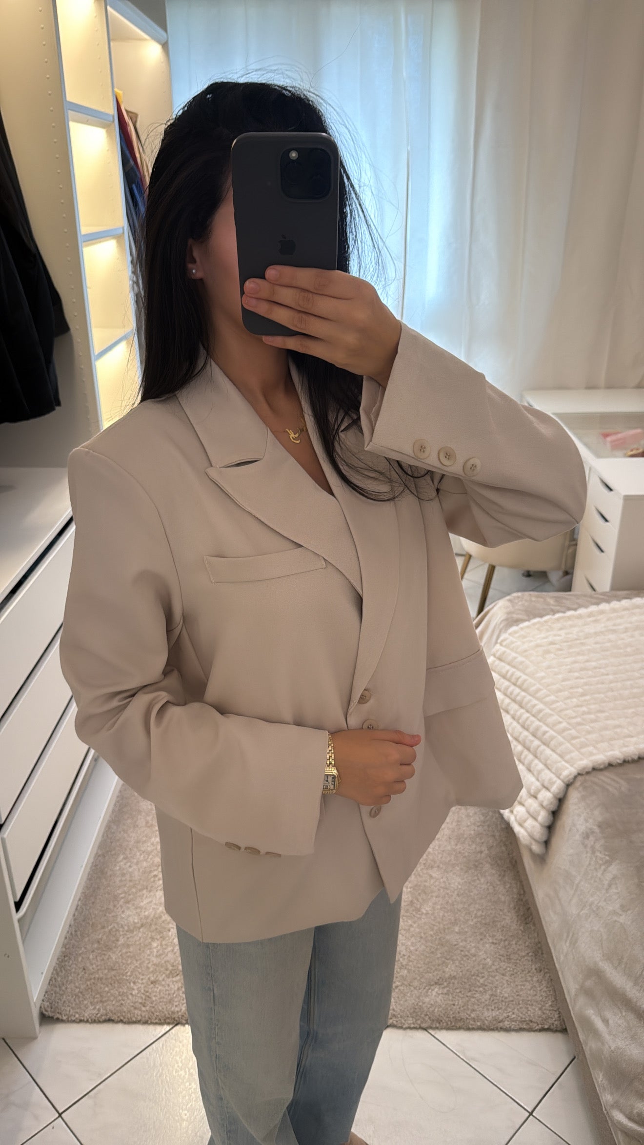 Blazer arynaa beige