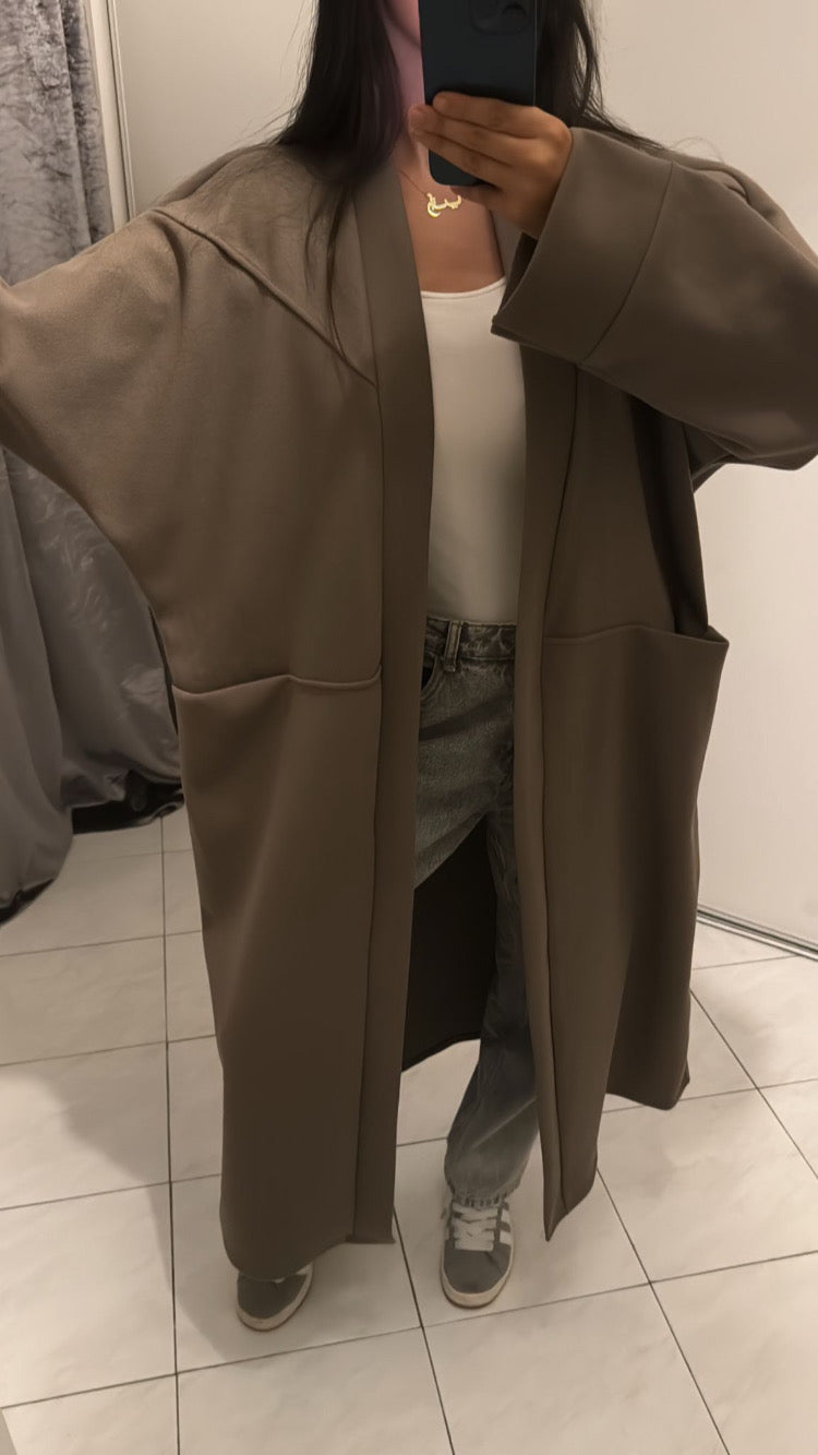 Manteau taupe