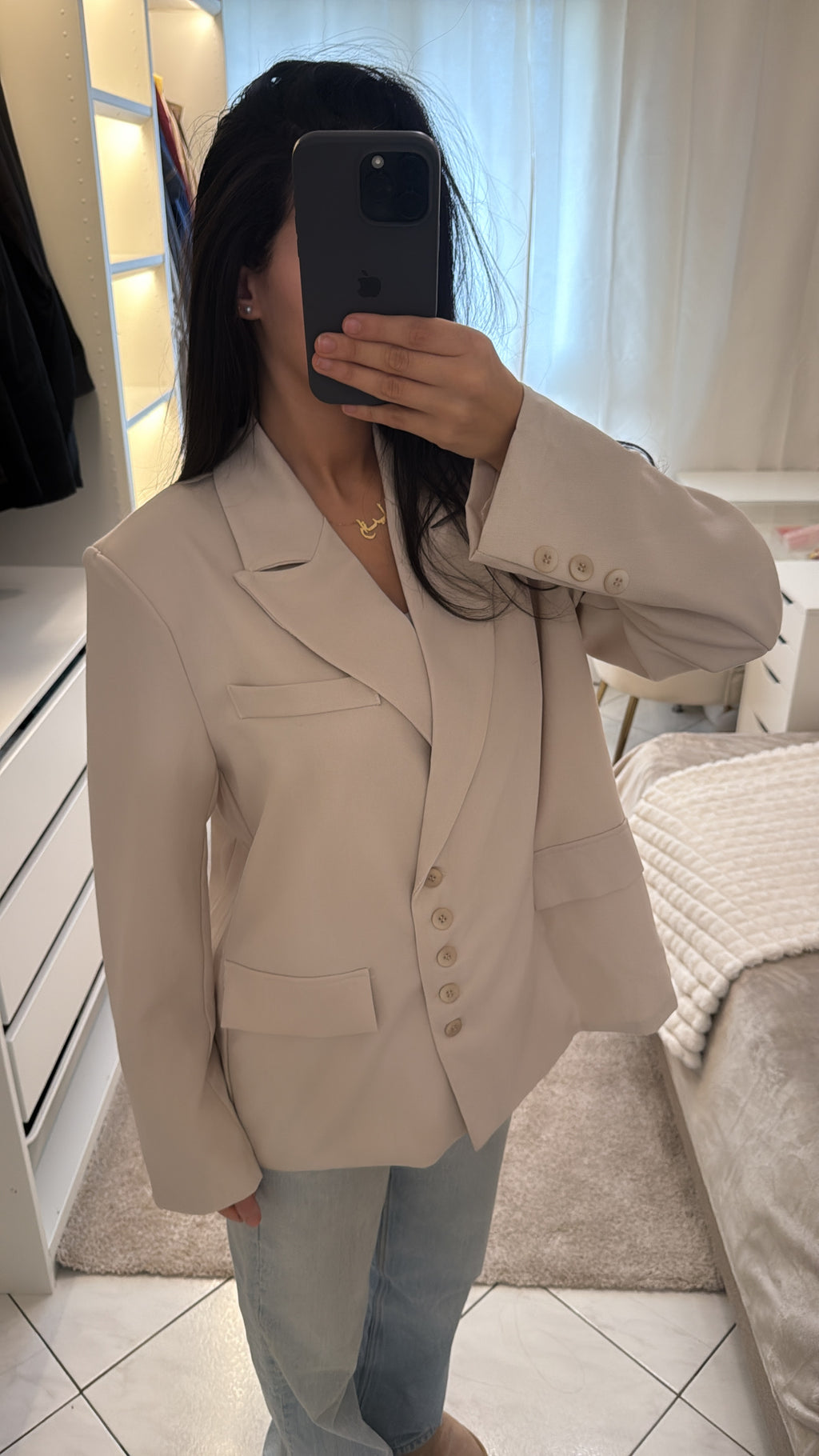 Blazer arynaa beige