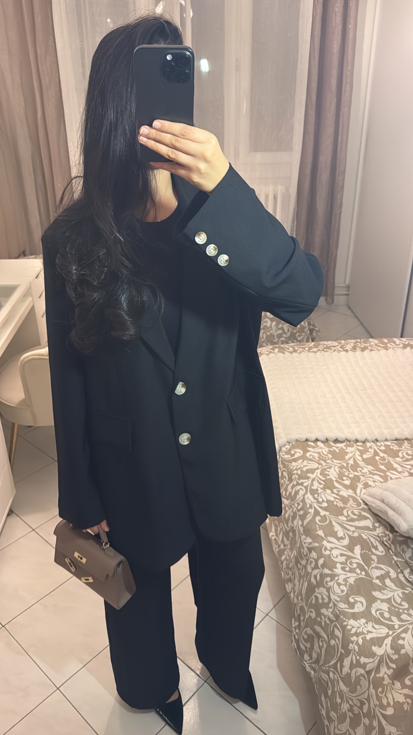 Ensemble blazer noir