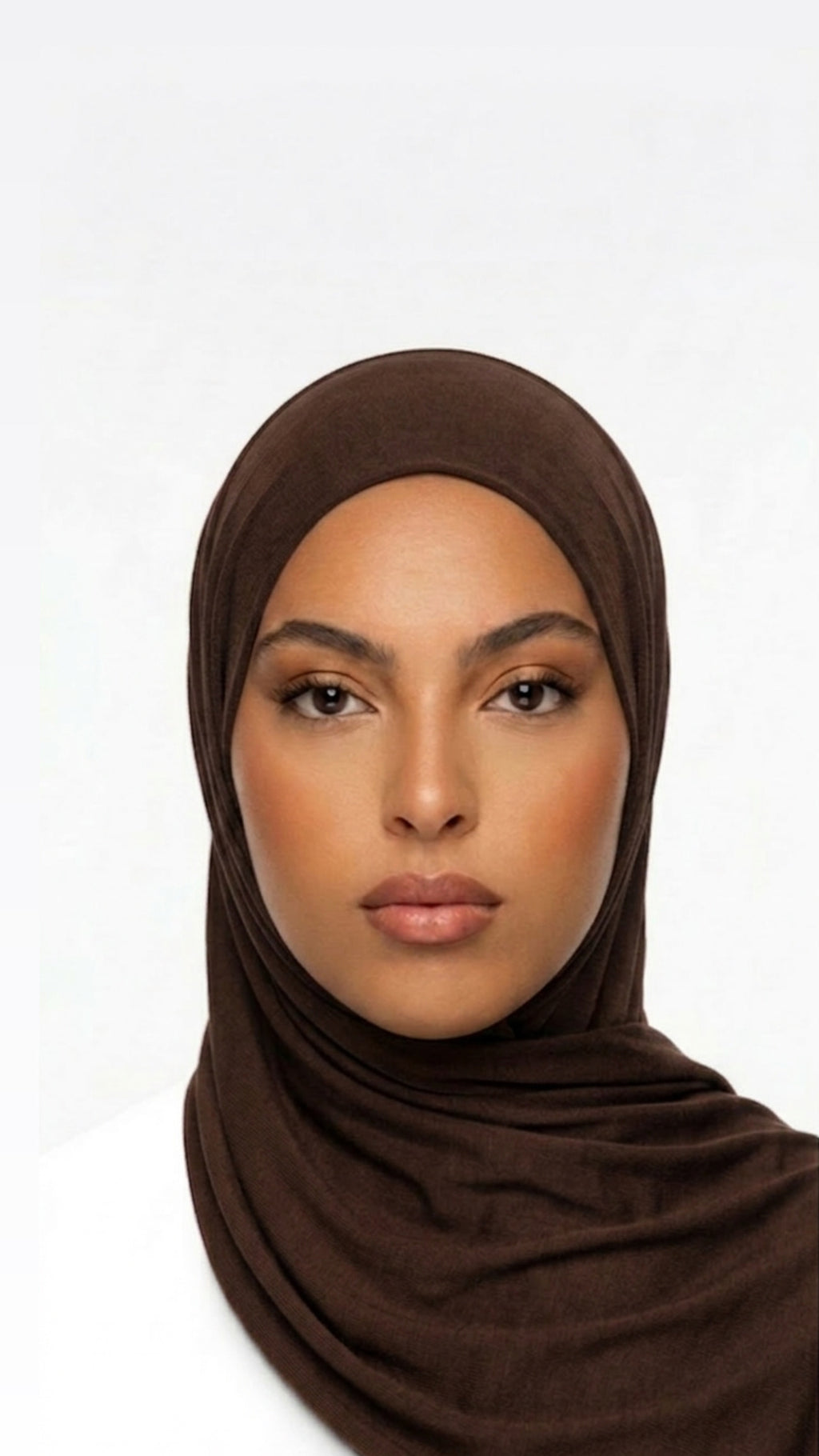 Voile jersey premium marron