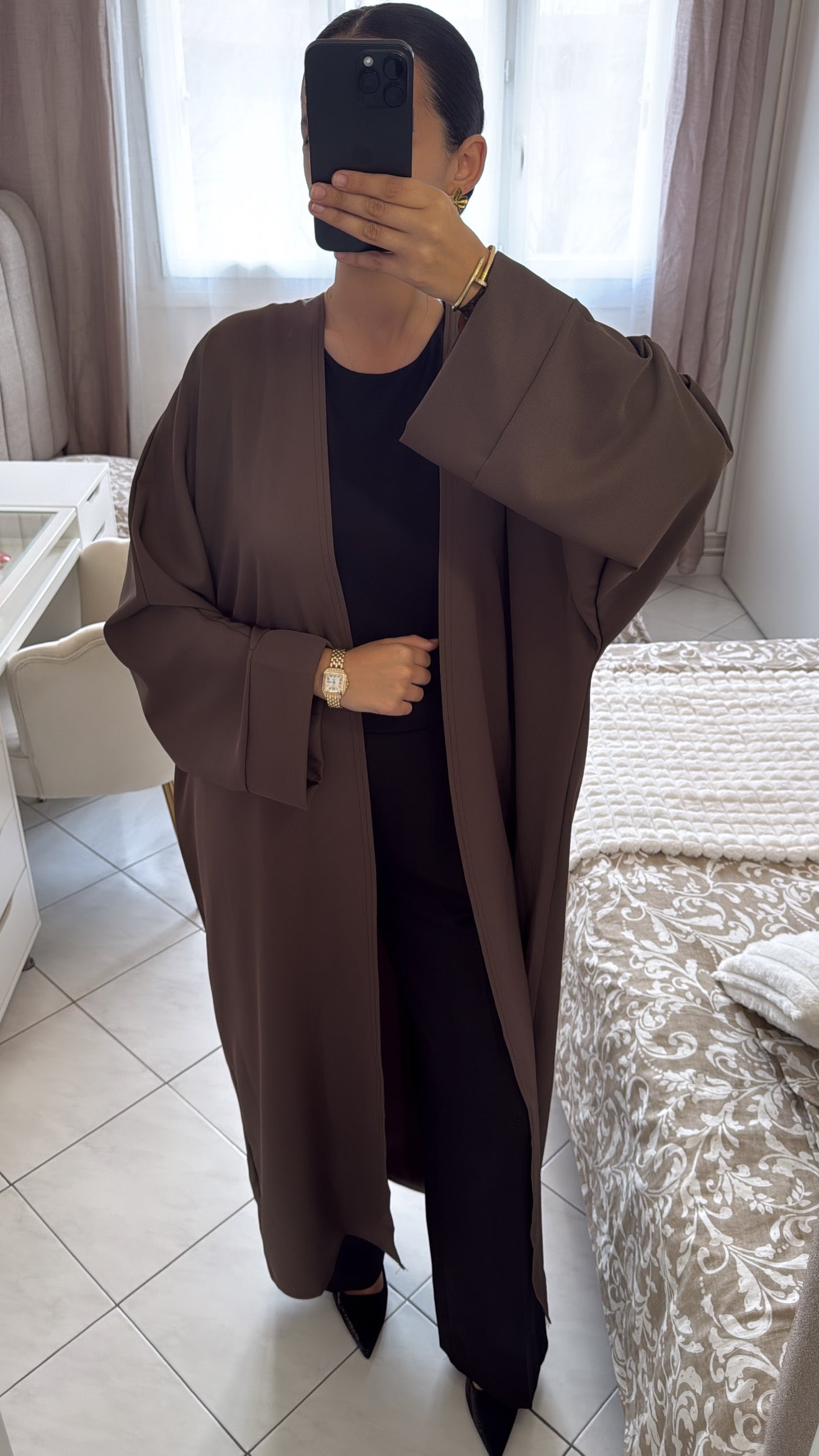Kimono marron