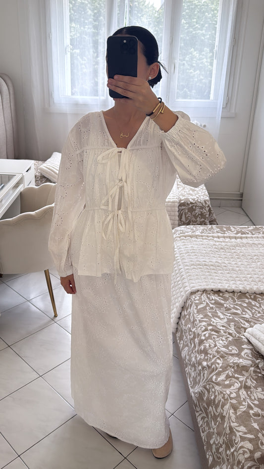 Ensemble naja blanc