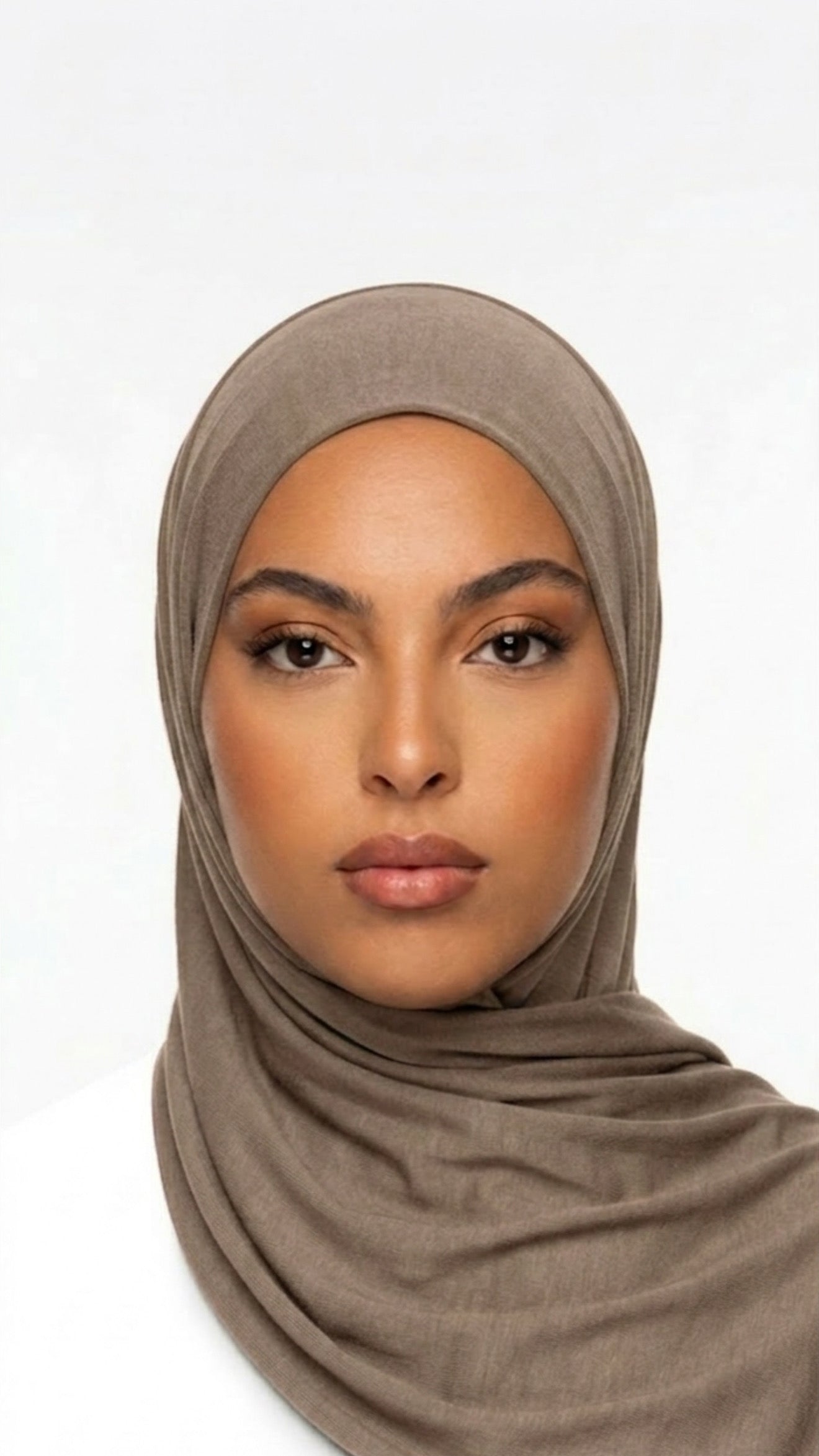 Voile jersey premium taupe