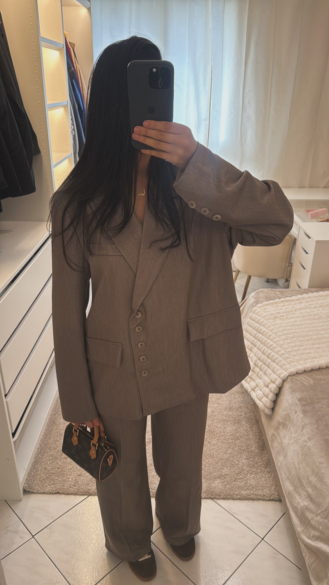 Blazer arynaa taupe