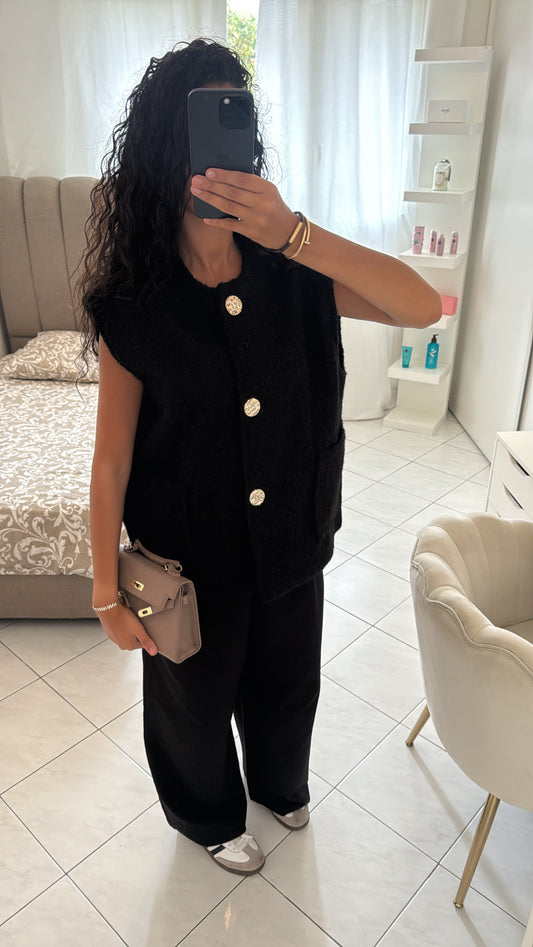 Veste sans manche noir