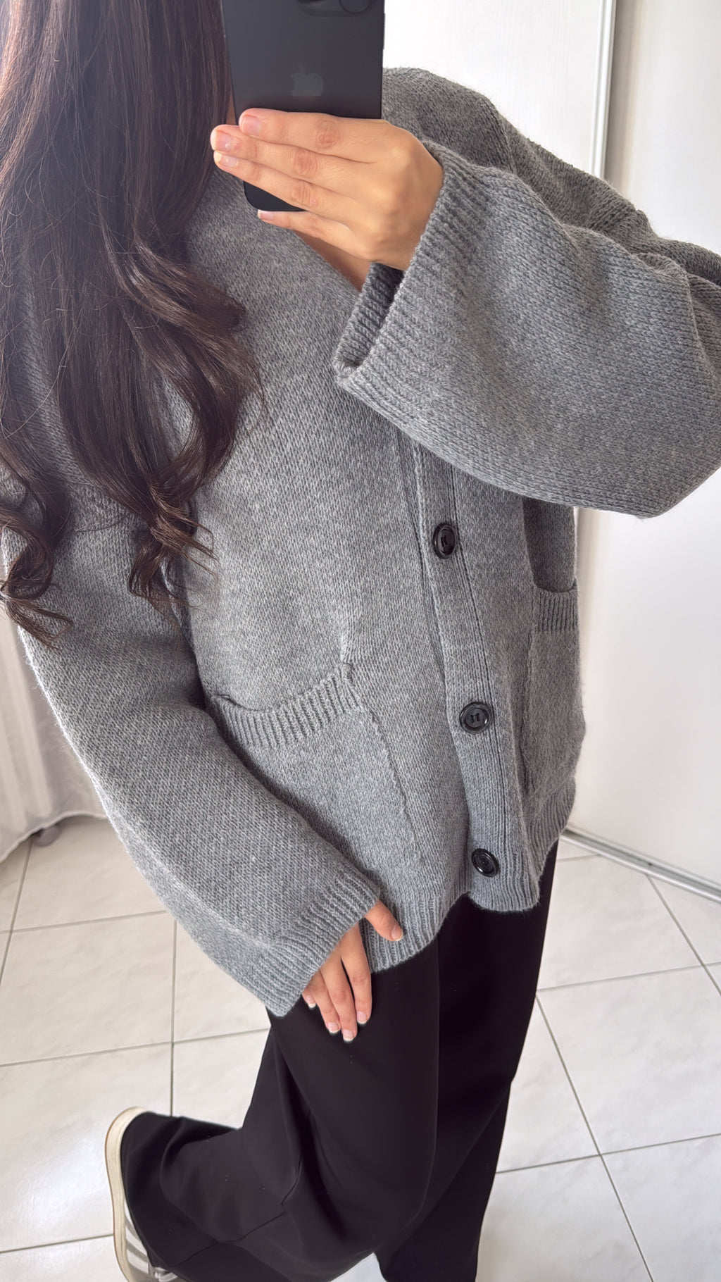 Cardigan gris