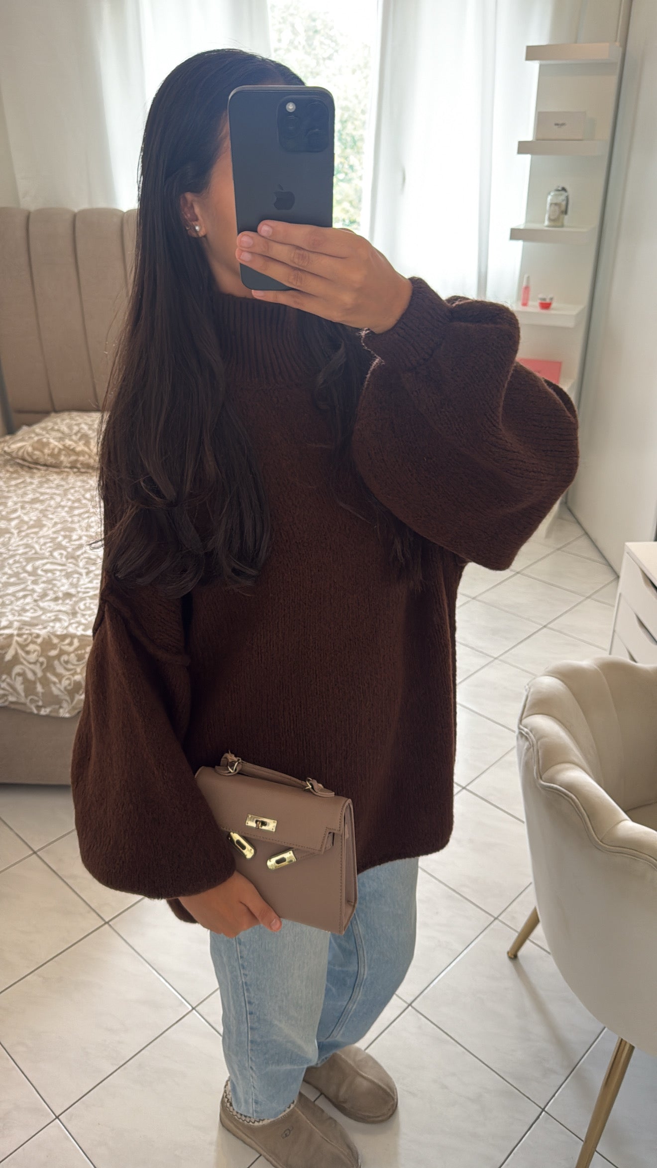 Pull marron