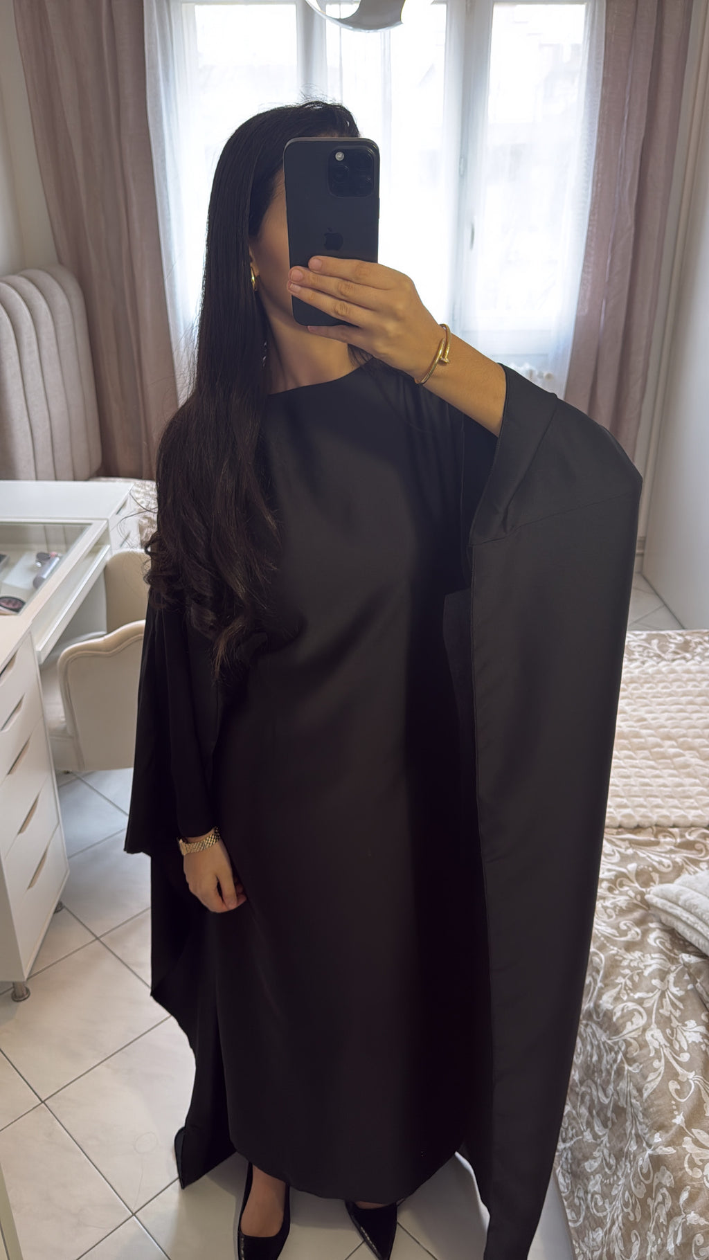 Abaya jihene noir