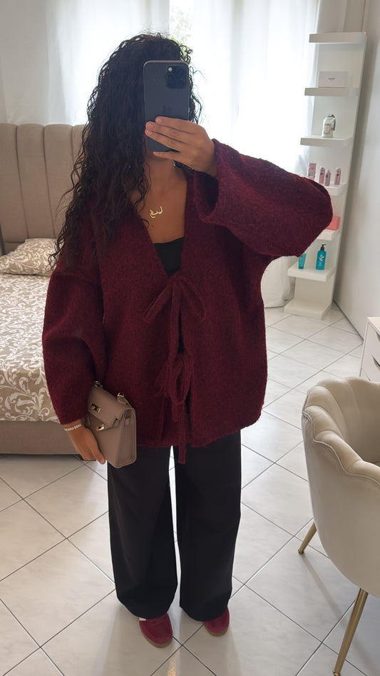 Manteau eyna bordeaux